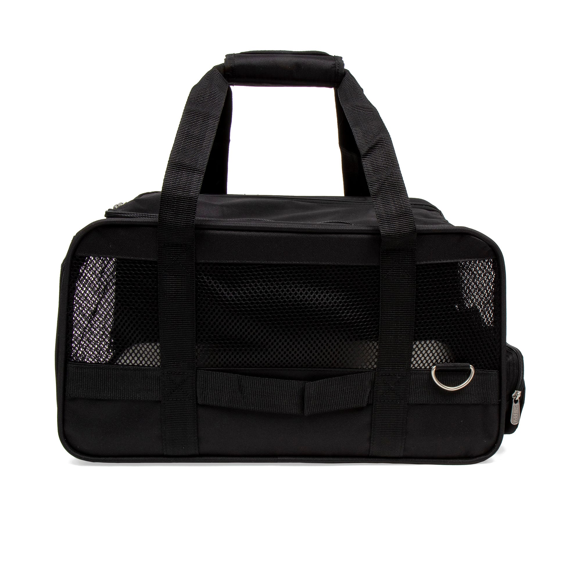 Sherpa Black Expandable Airline Approved Guaranteed On Board Travel Pet Carrier 19.5 L X 11 W X 10.5 H