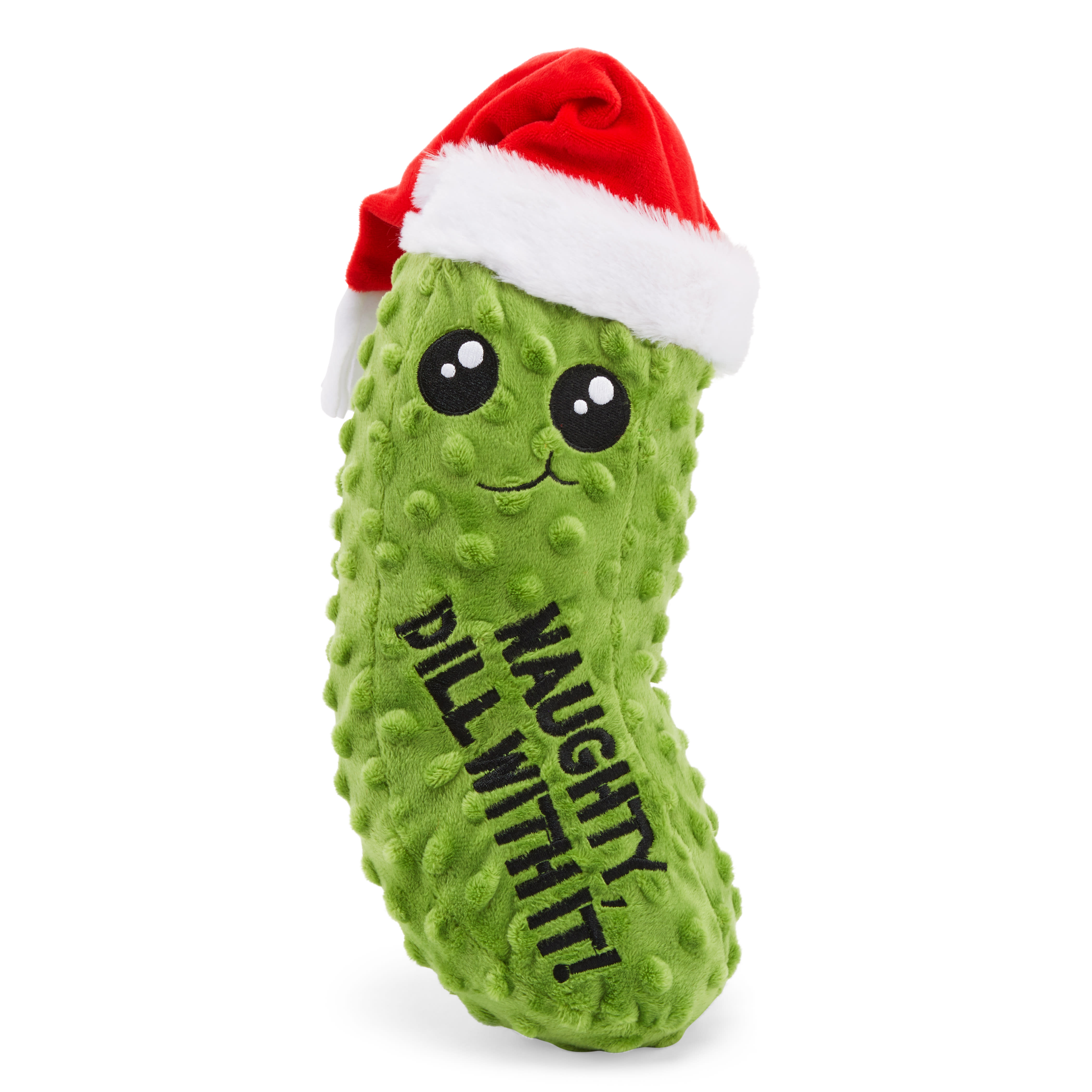 Plush Pickle Dog Toy