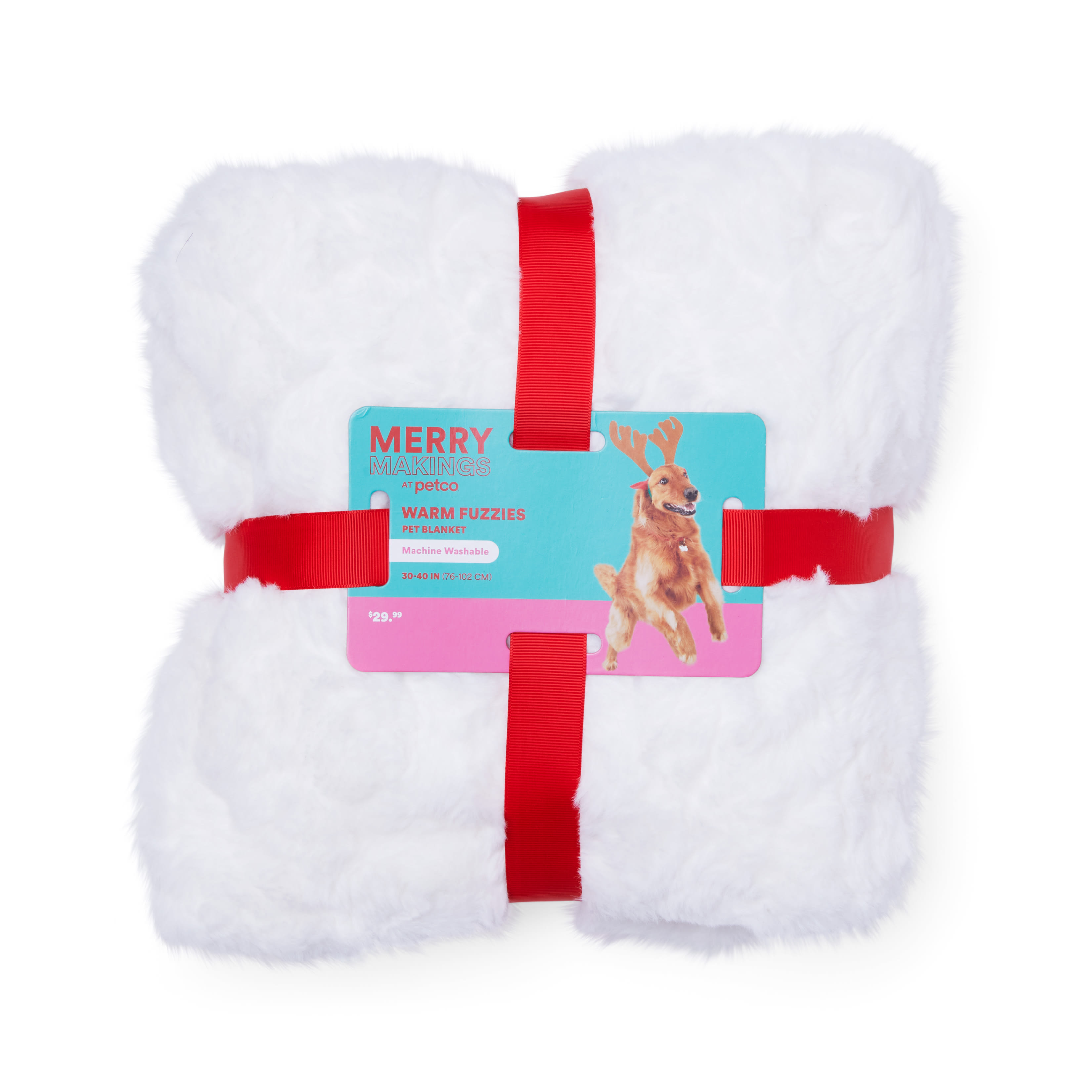  Merry Makings Warm Fuzzies FauX-Fur Pet Throw, 40in. L X 30in. W