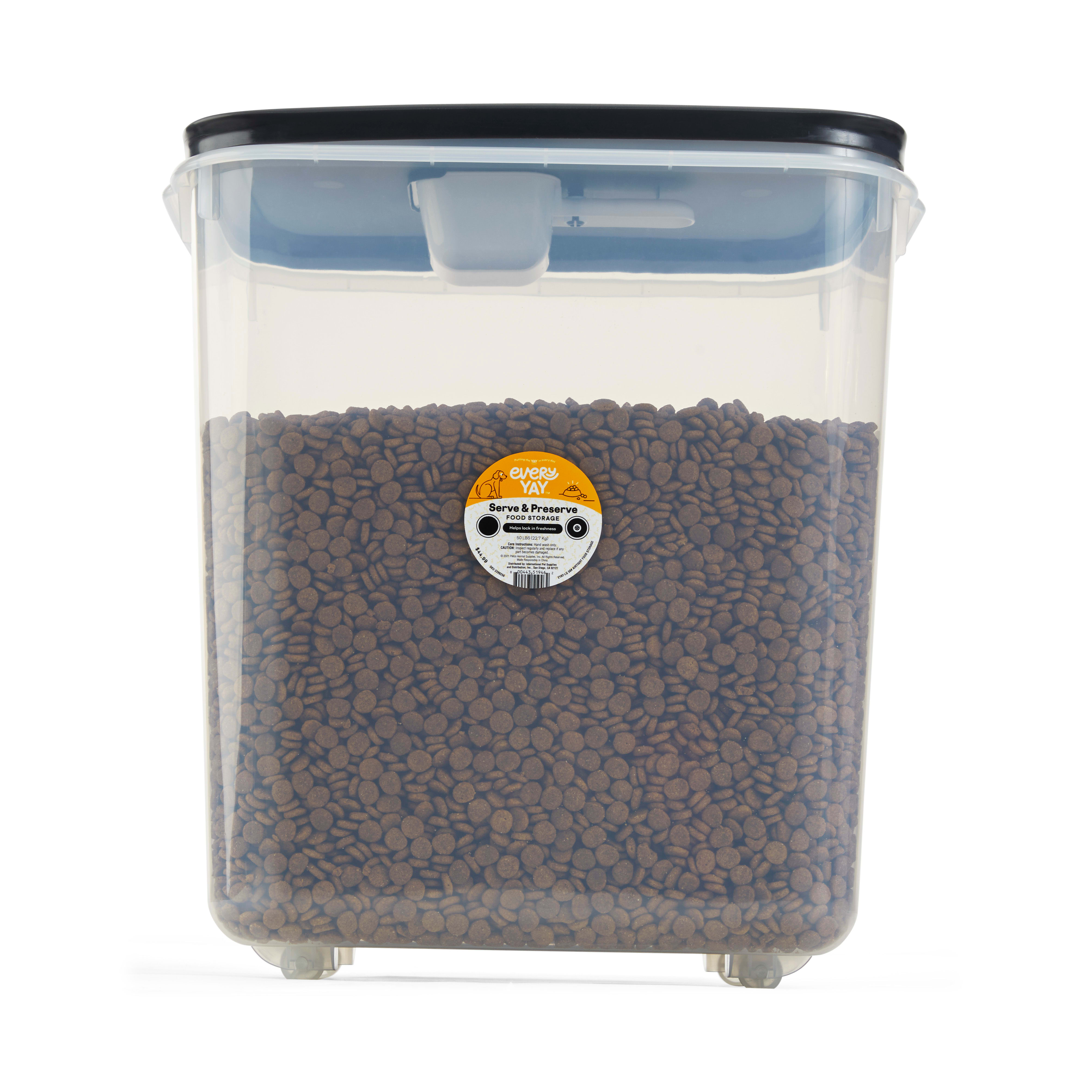 Petco dog food storage sales container