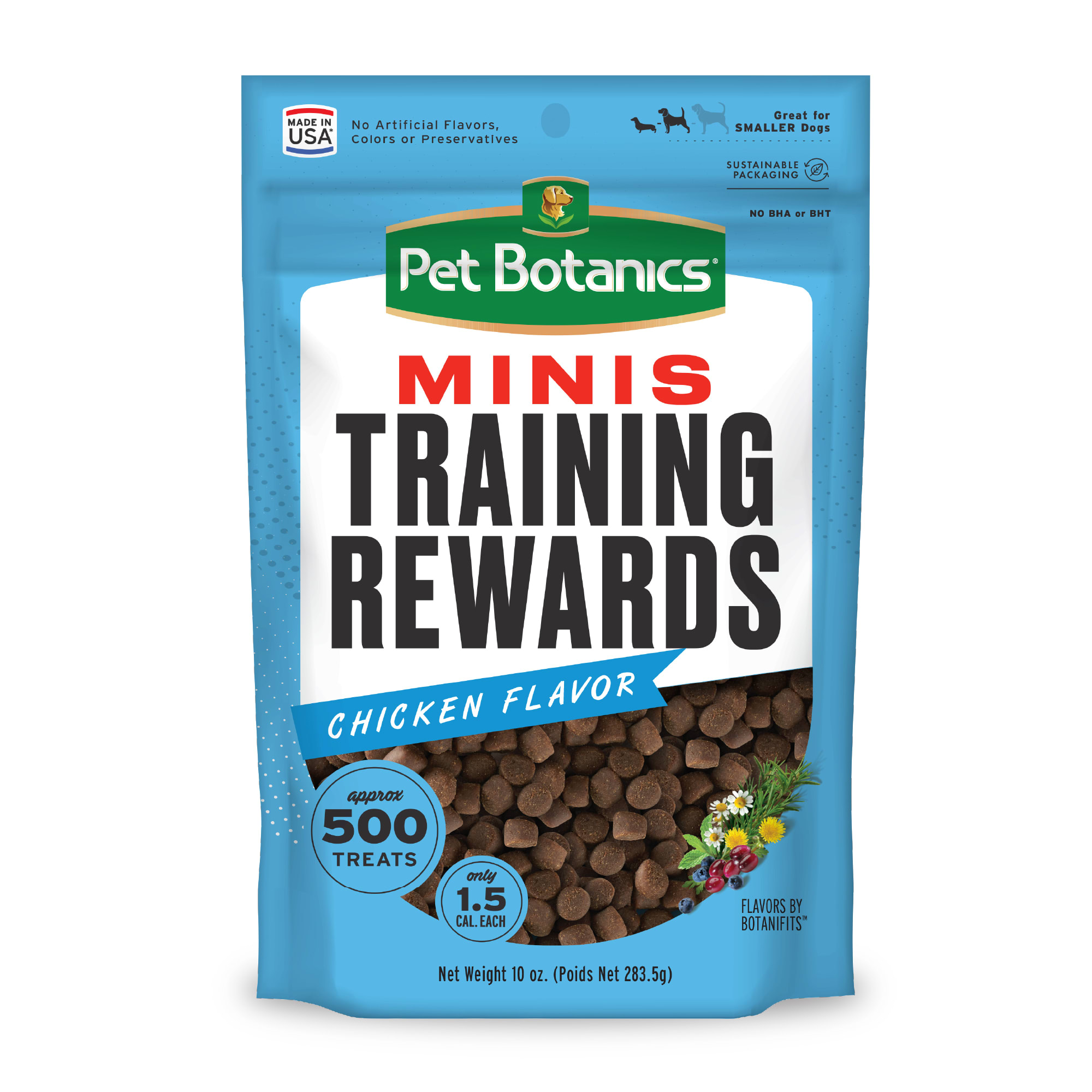 Pet Botanics Mini Training Reward Chicken Flavor Soft & Chewy Dog 