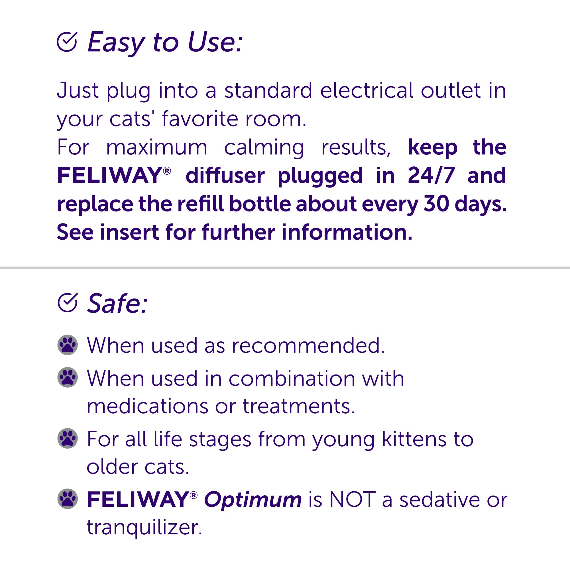 Feliway optimum recharge - JMT Alimentation Animale
