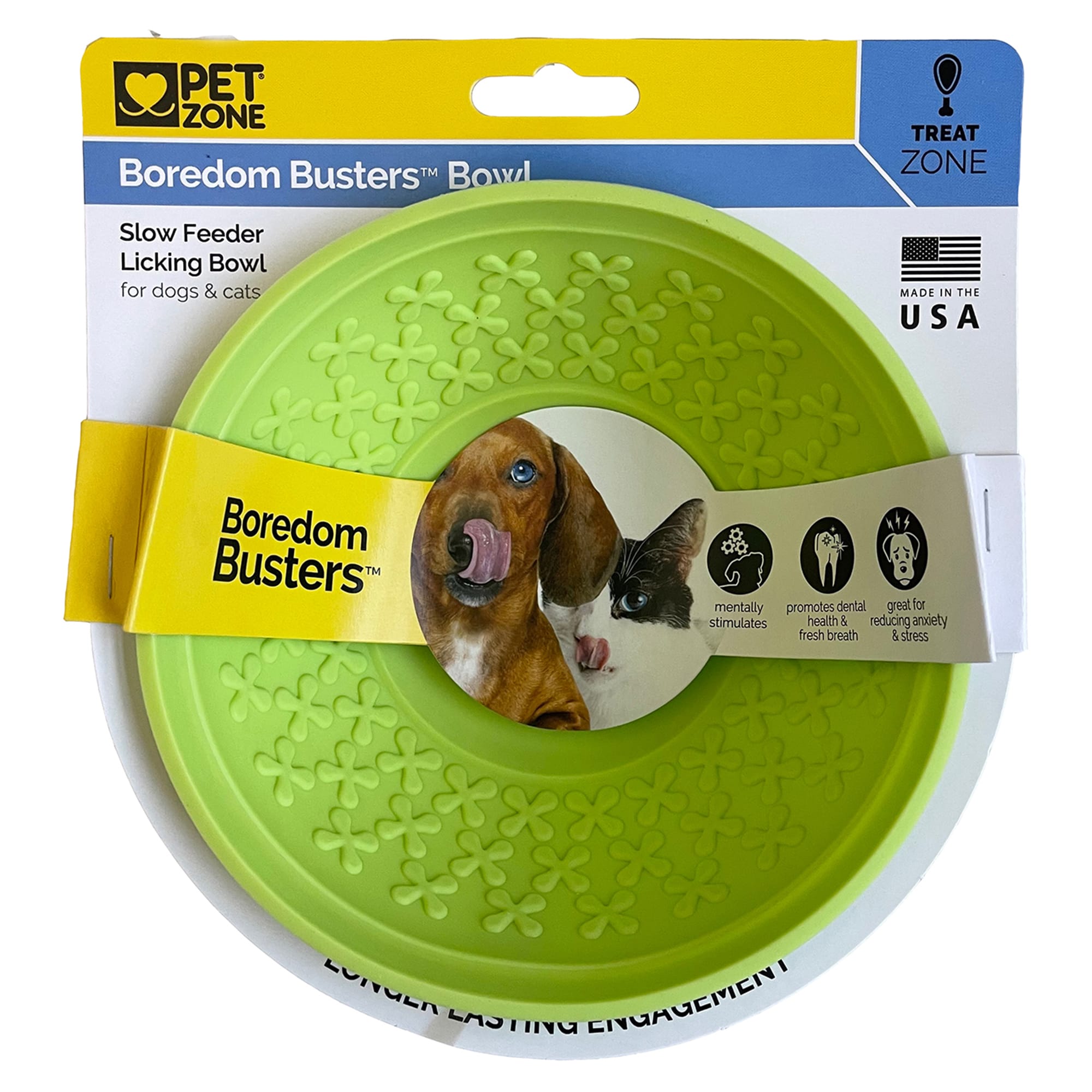 Boredom Busterz Slow Feeder Licking Bowl for Dogs & Cats