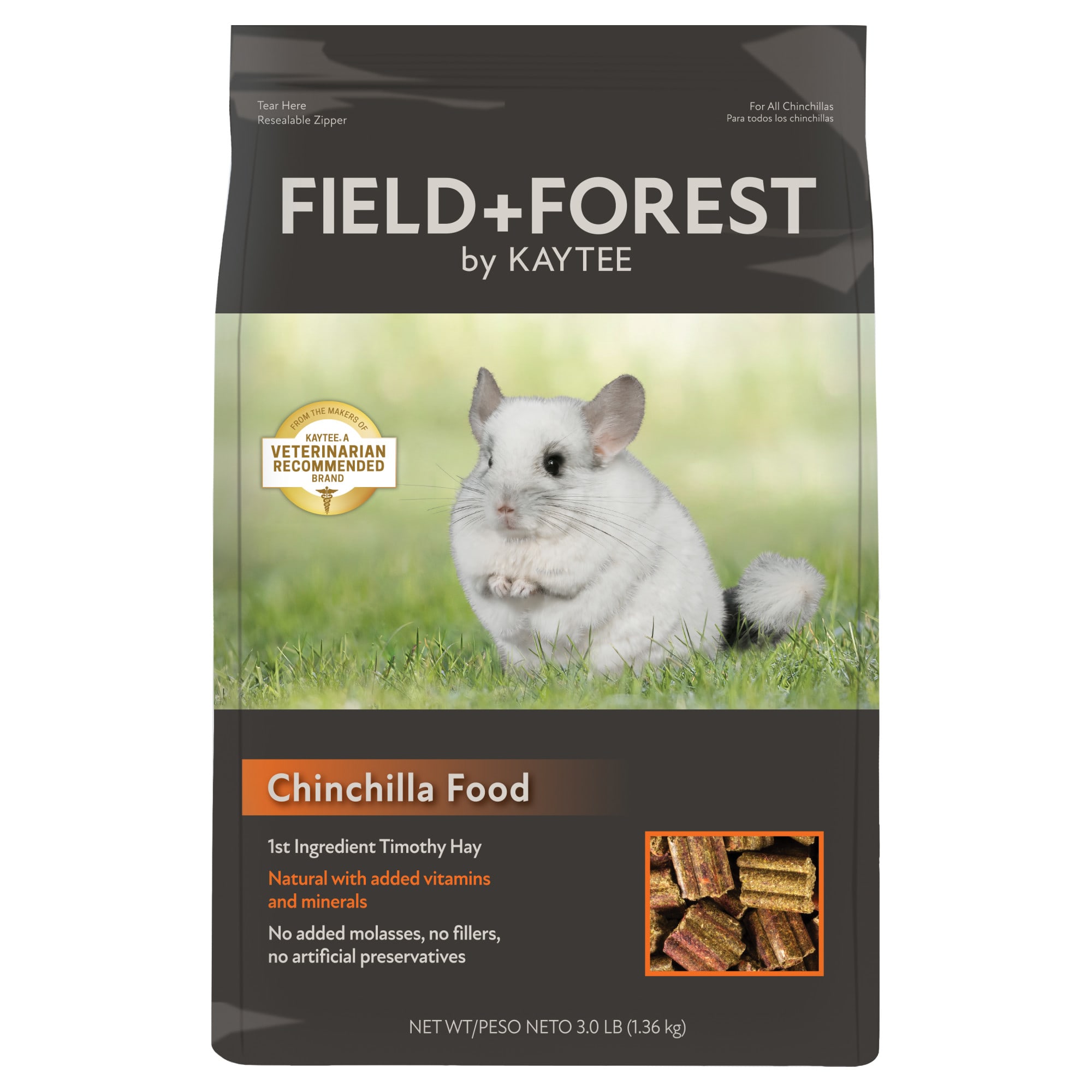 Kaytee Field Forest Chinchilla Food 3 lbs. Petco