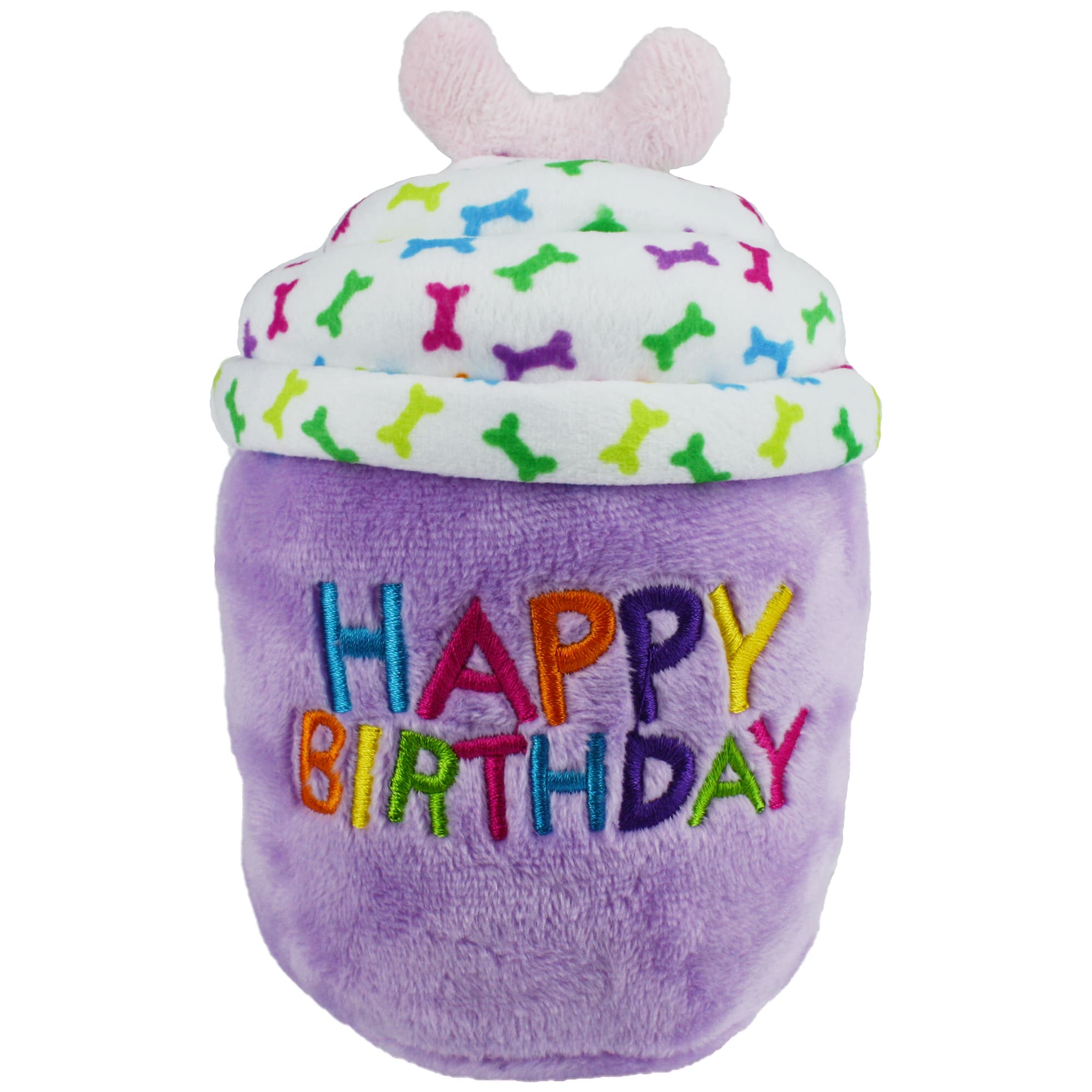 CV Birthday Cake Dog Toy