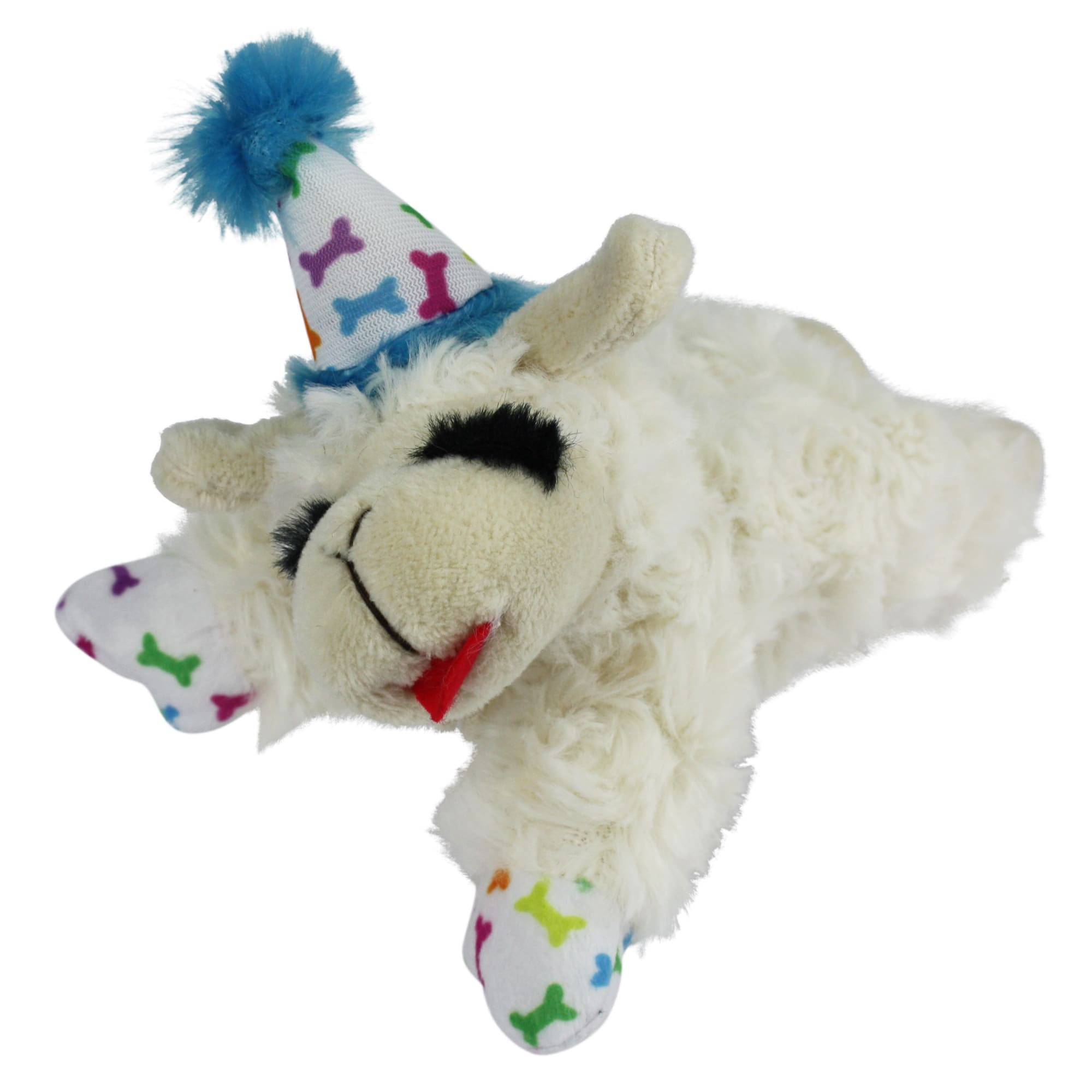 24 lamb chop dog toy