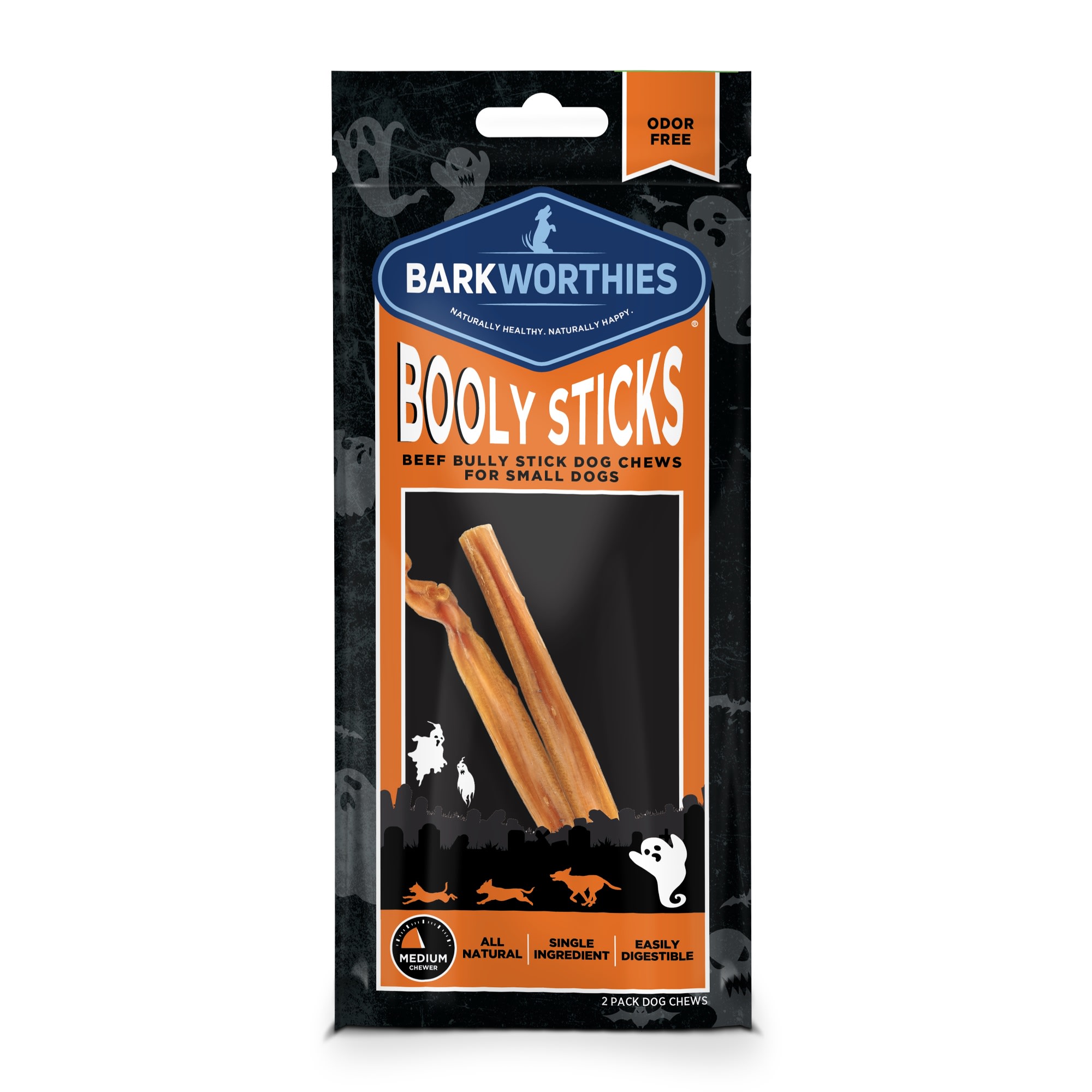 Barkworthies 4" Booly Sticks for Dogs, Count of 2 Petco