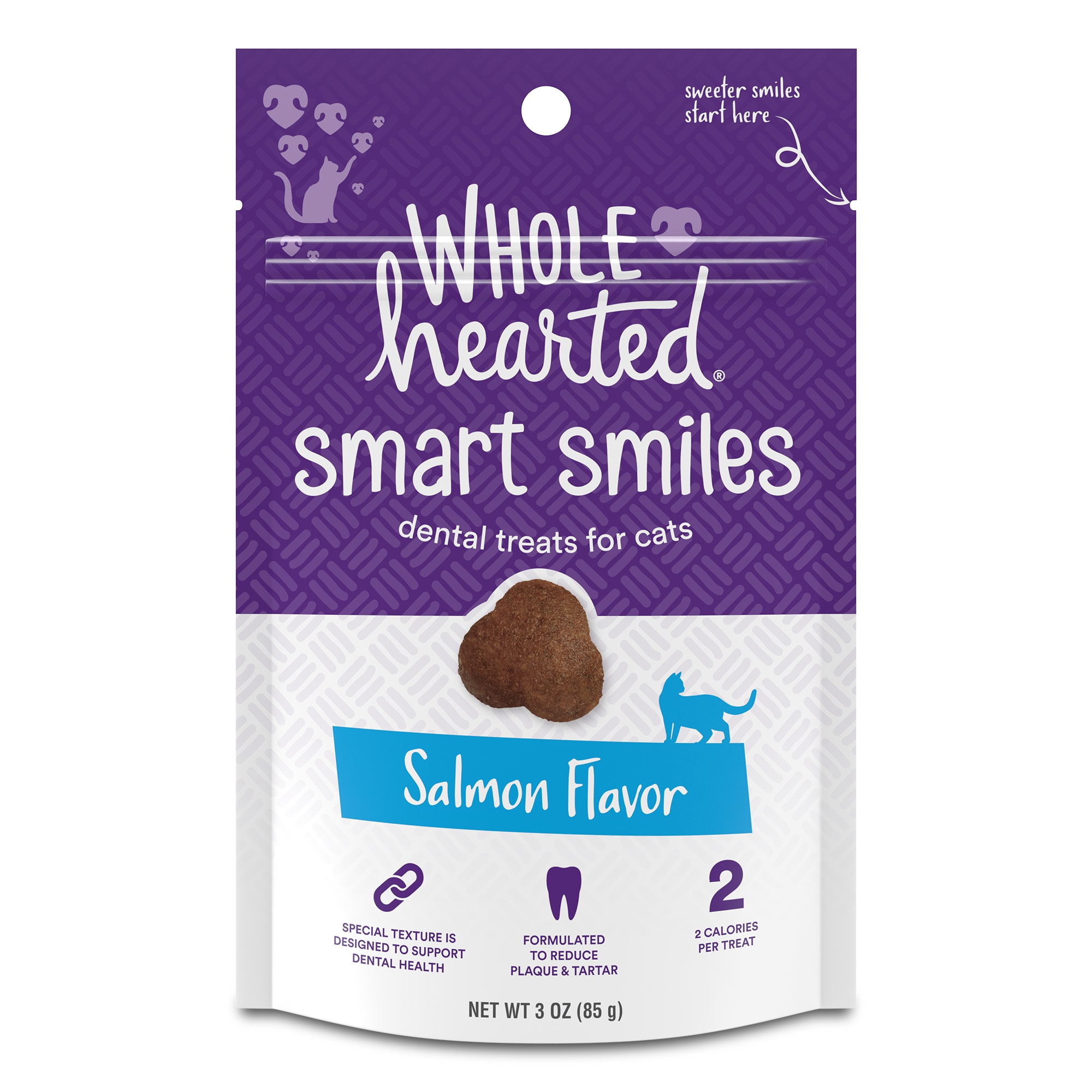 WholeHearted Salmon Flavor Cat Dental Treats, Petco