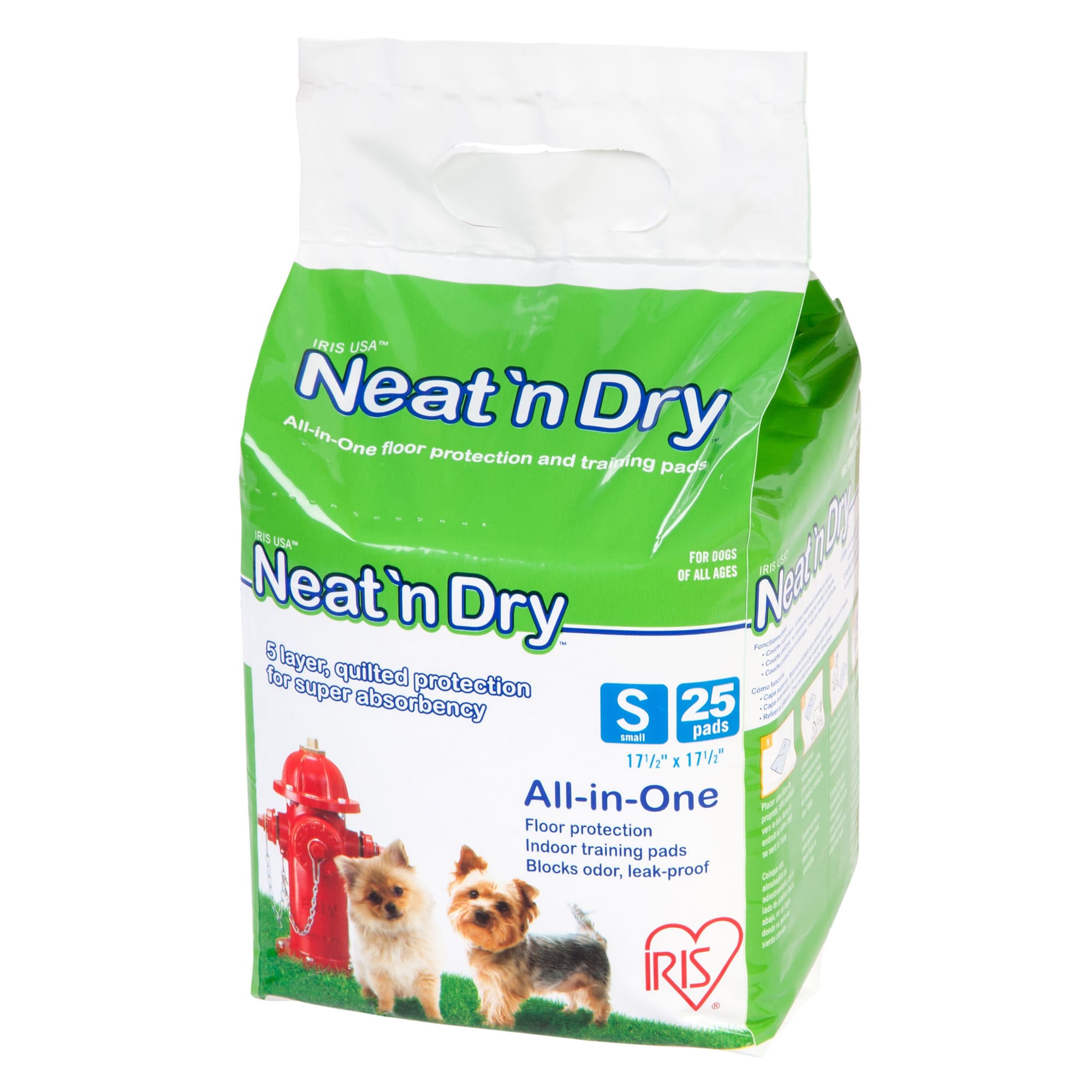 Iris Neat 'n Dry Dog Training Pads, LeakProof & Absorbent