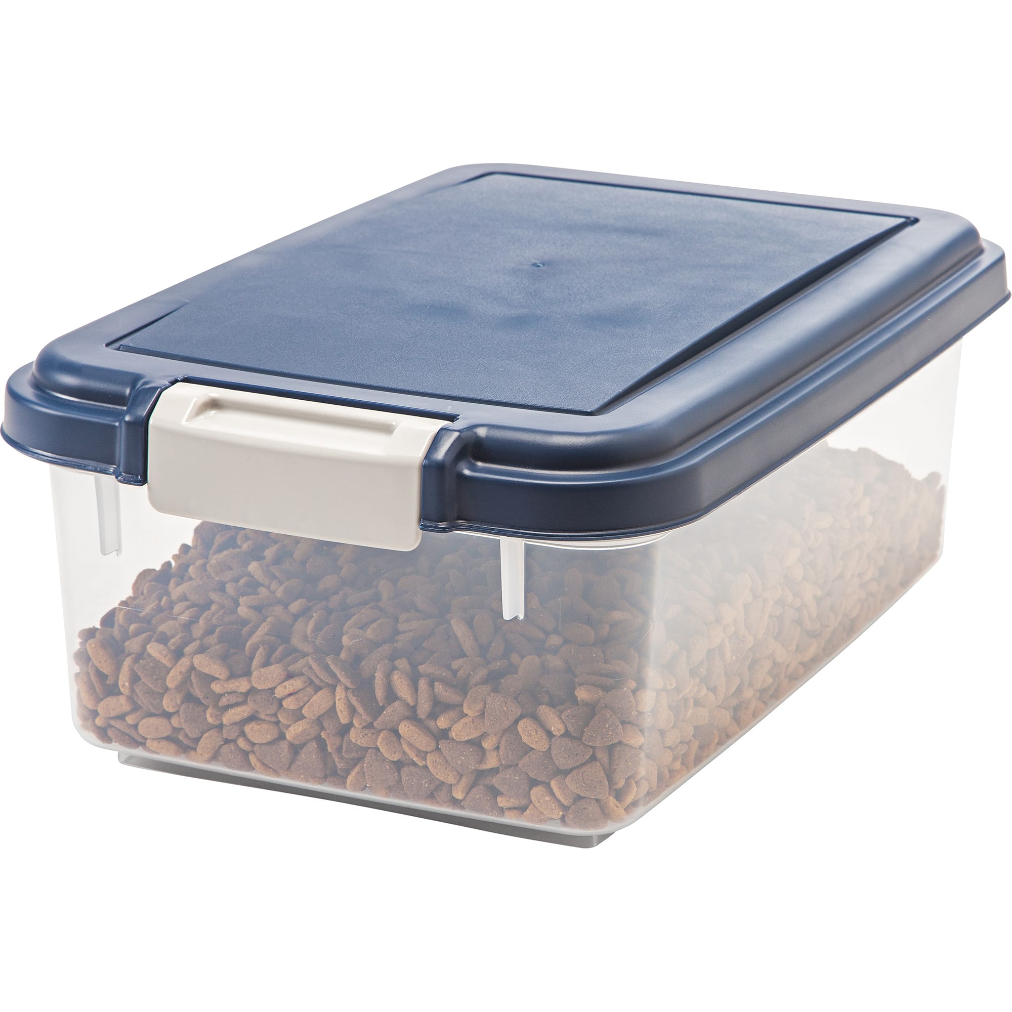 1pc Blue Pet Food Storage Container Sealed & Moisture-Proof With Vacuum  Storage Dry Agent, Large Capacity, Suitable For Storing Pet Food