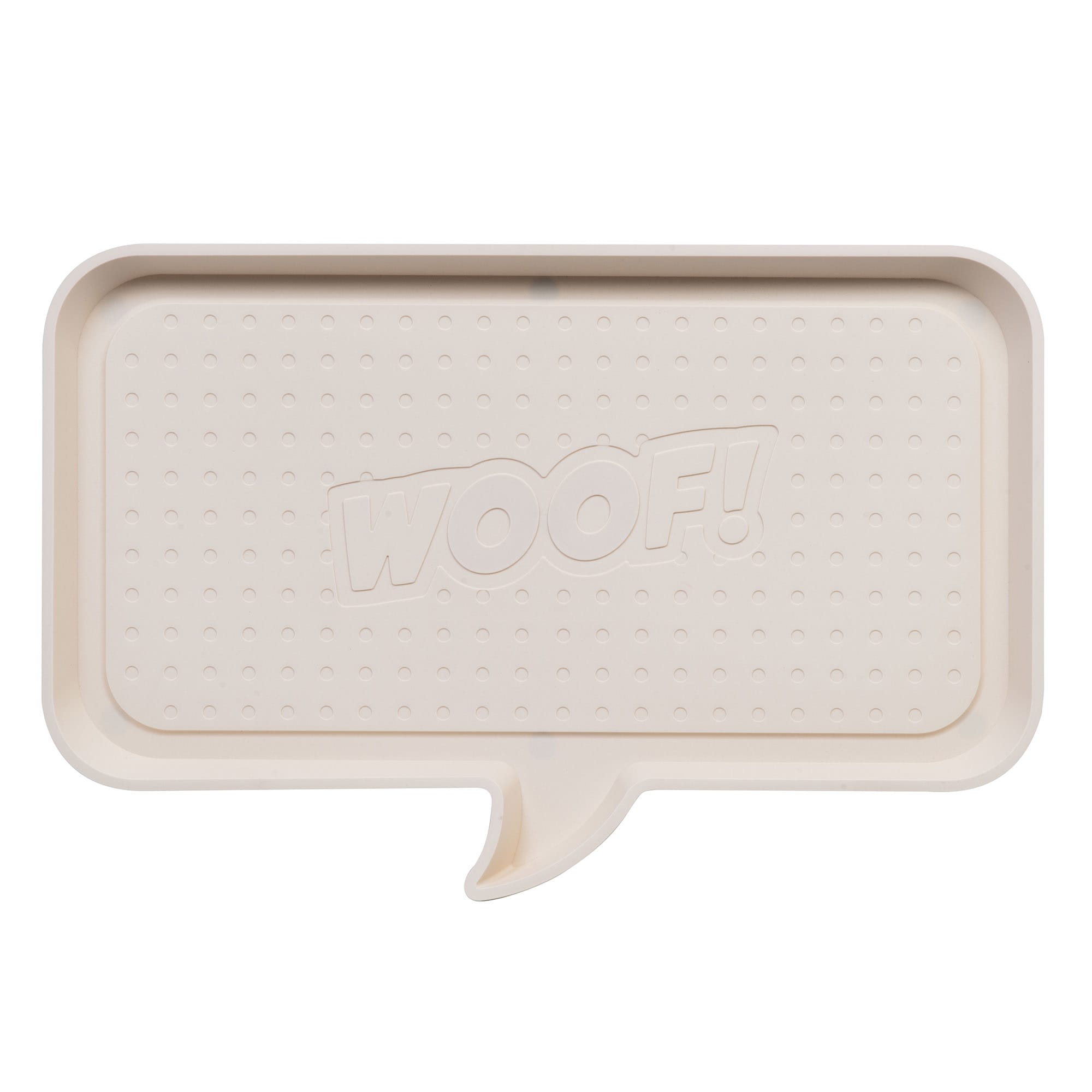 Iris Ivory "WOOF" Pet Feeding Mat, Large Petco