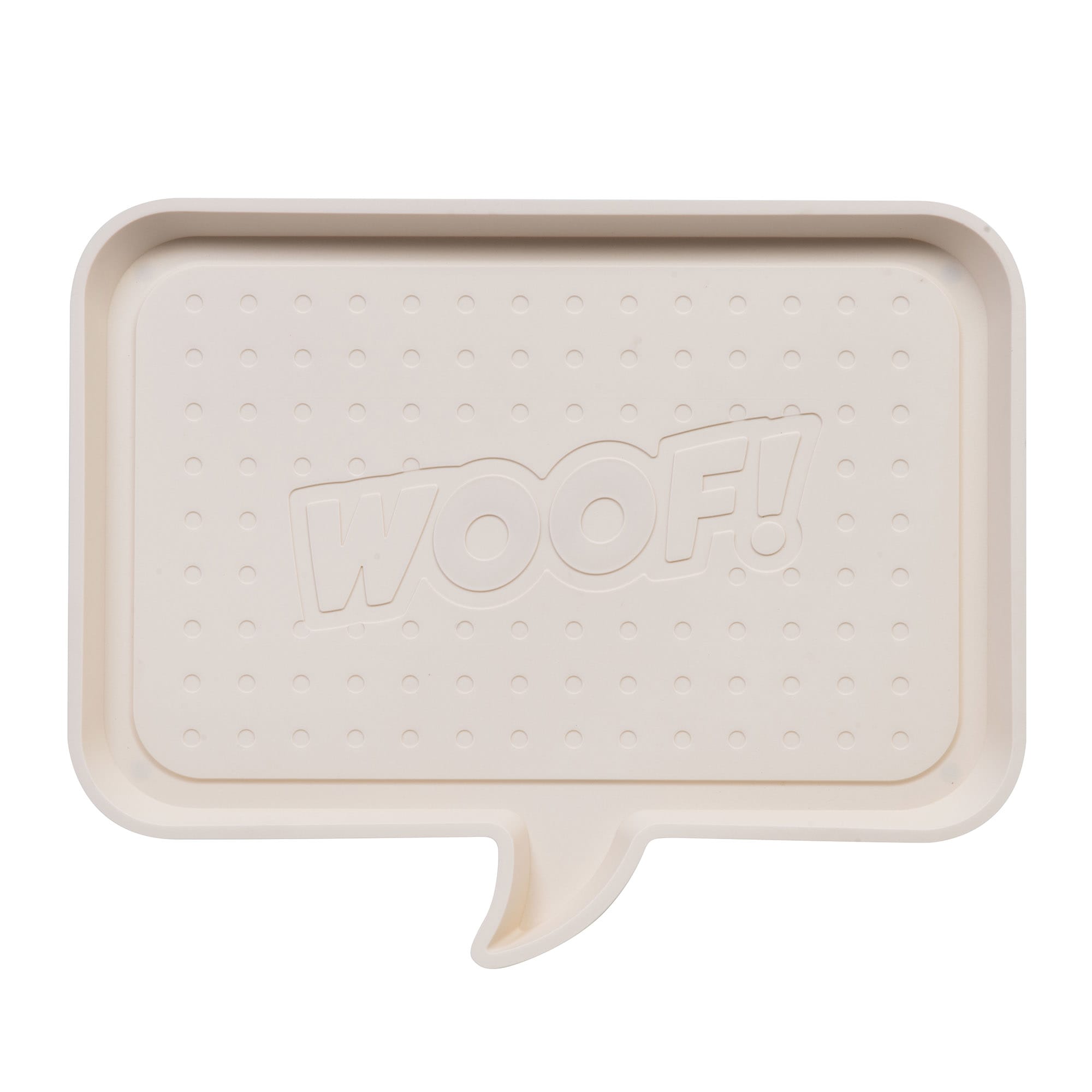 Iris Ivory "WOOF" Pet Feeding Mat, Medium Petco