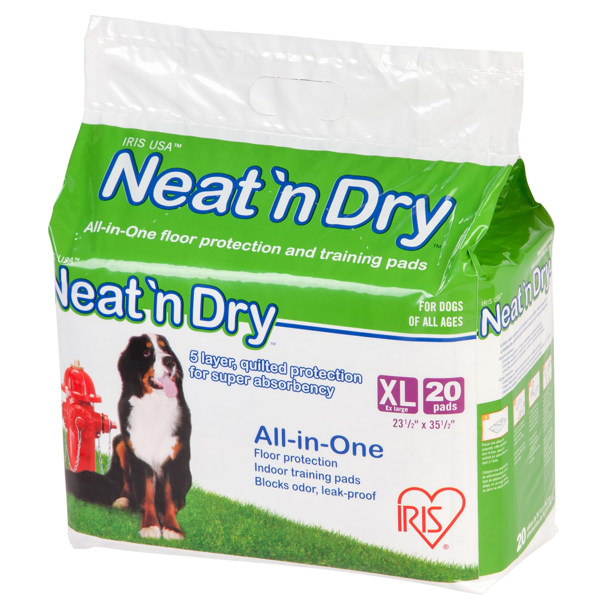 Iris Neat 'n Dry Potty Training Dog Pads, Count of 80 Petco