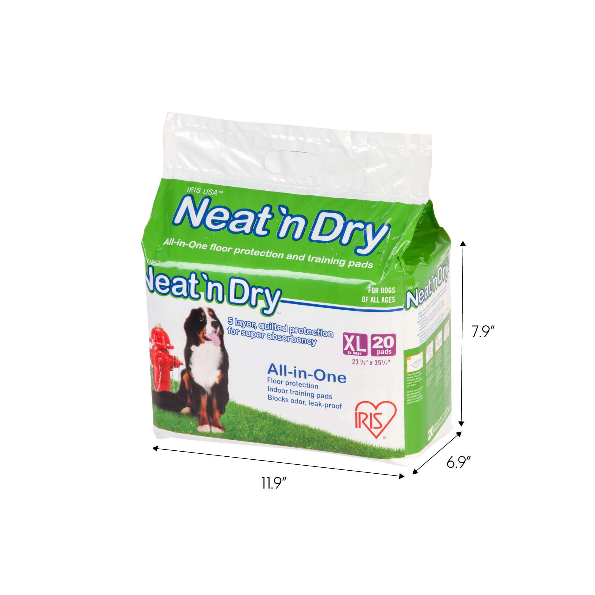 Iris neat n dry training pads xl sale