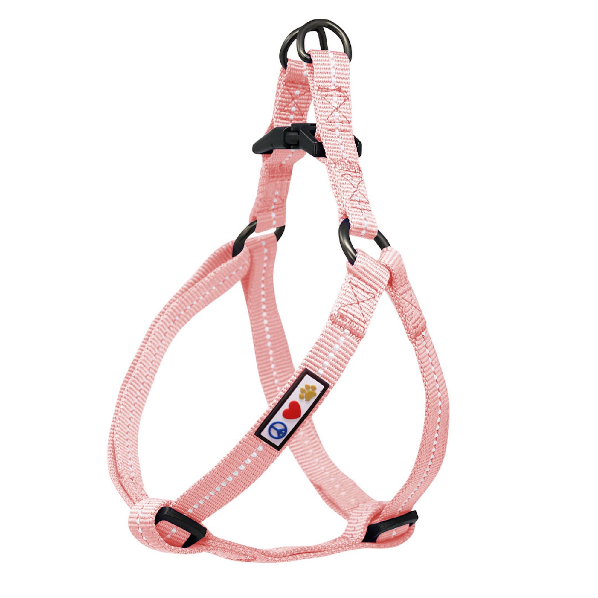 Pawtitas Pink Reflective StepIn Harness for XSmall Dogs