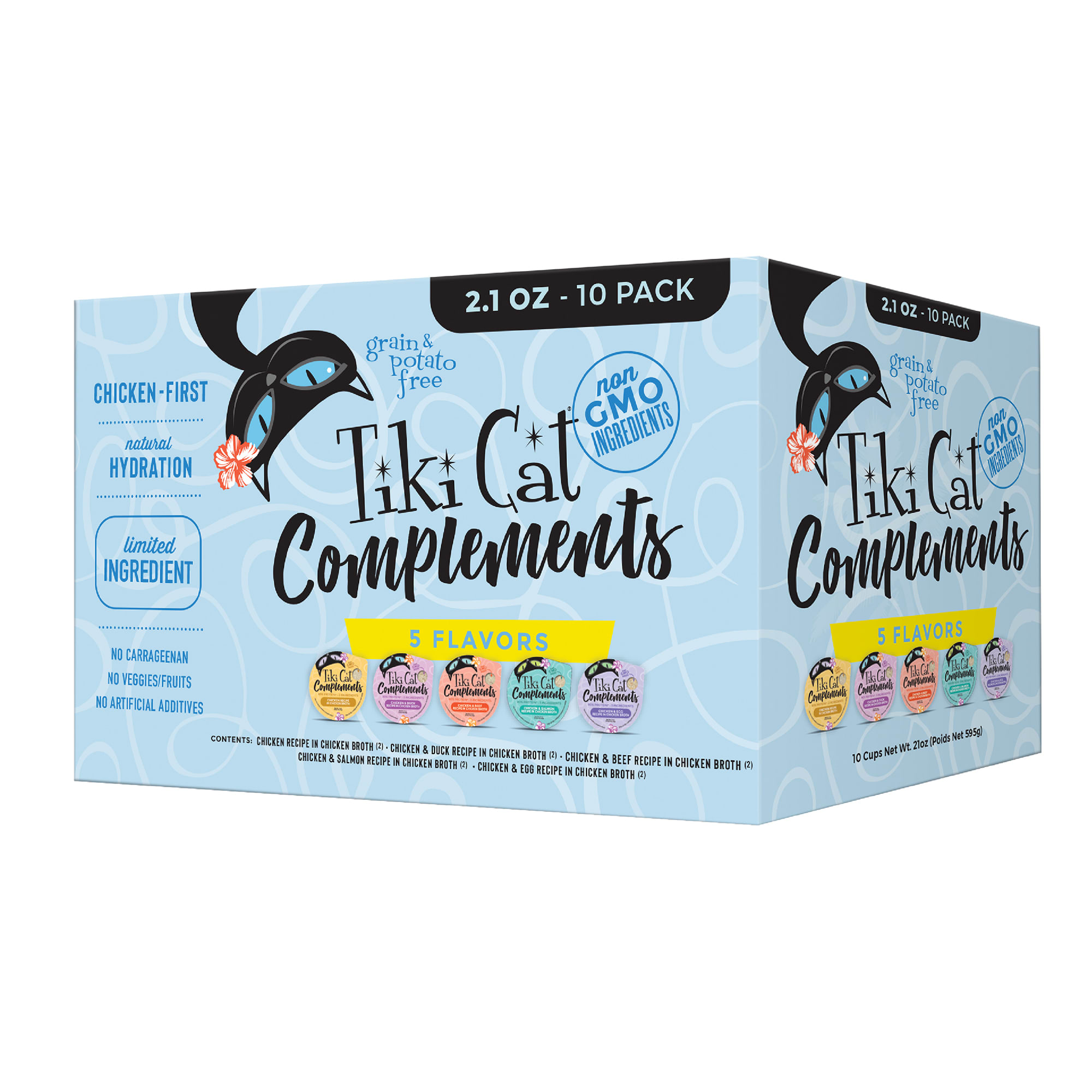 Tiki Cat HighProtein Meal Topper Variety Pack 2.1 oz