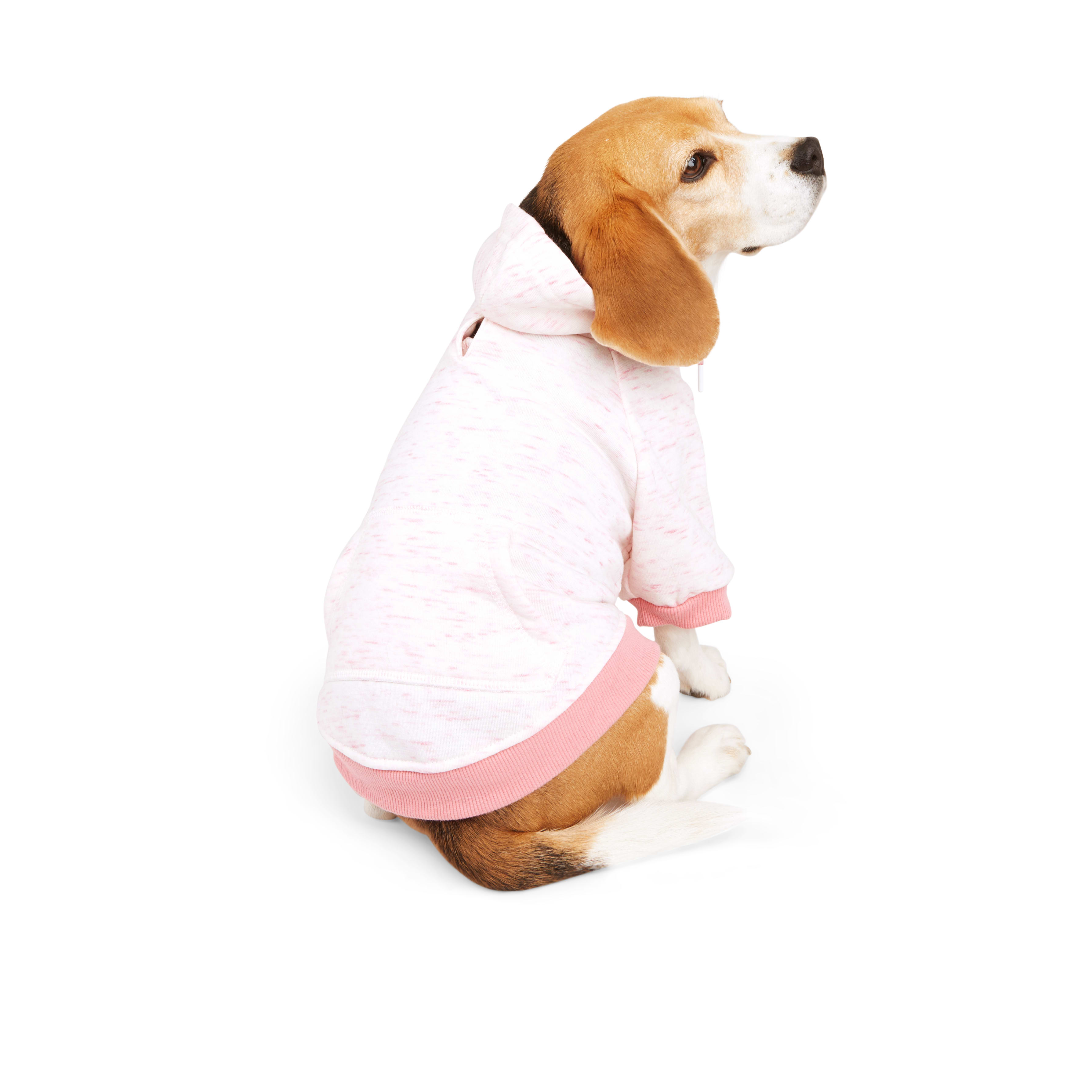 Small Dog Basic Sweatshirt Shirt Warm and Comfy Fleece Sweater for Small Dogs Warm Pet Clothes Apparel Pink