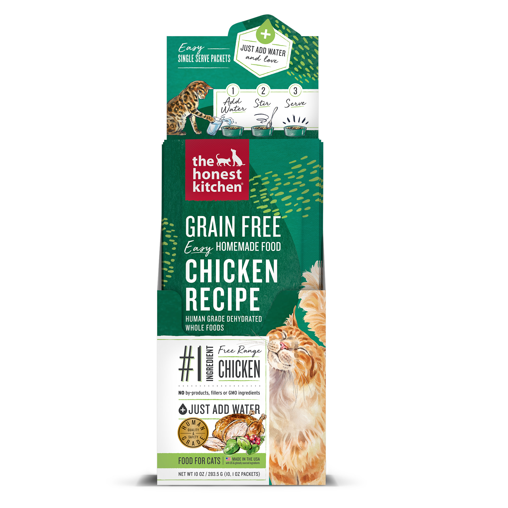 The Honest Kitchen Dehydrated Grain Free Chicken Cat Food 2 lbs