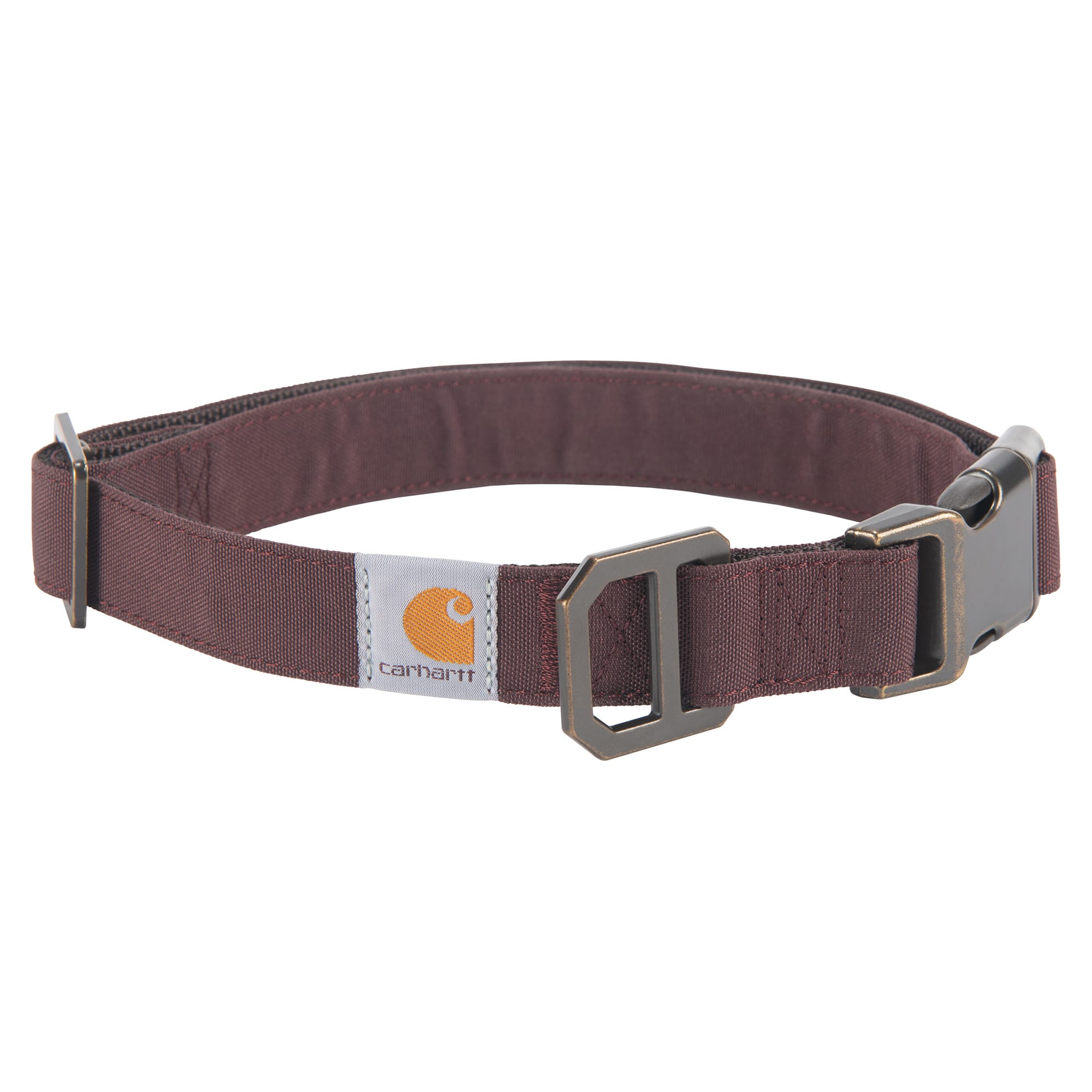 Carhartt Wine Nylon Duck Dog Collar, Medium | Petco