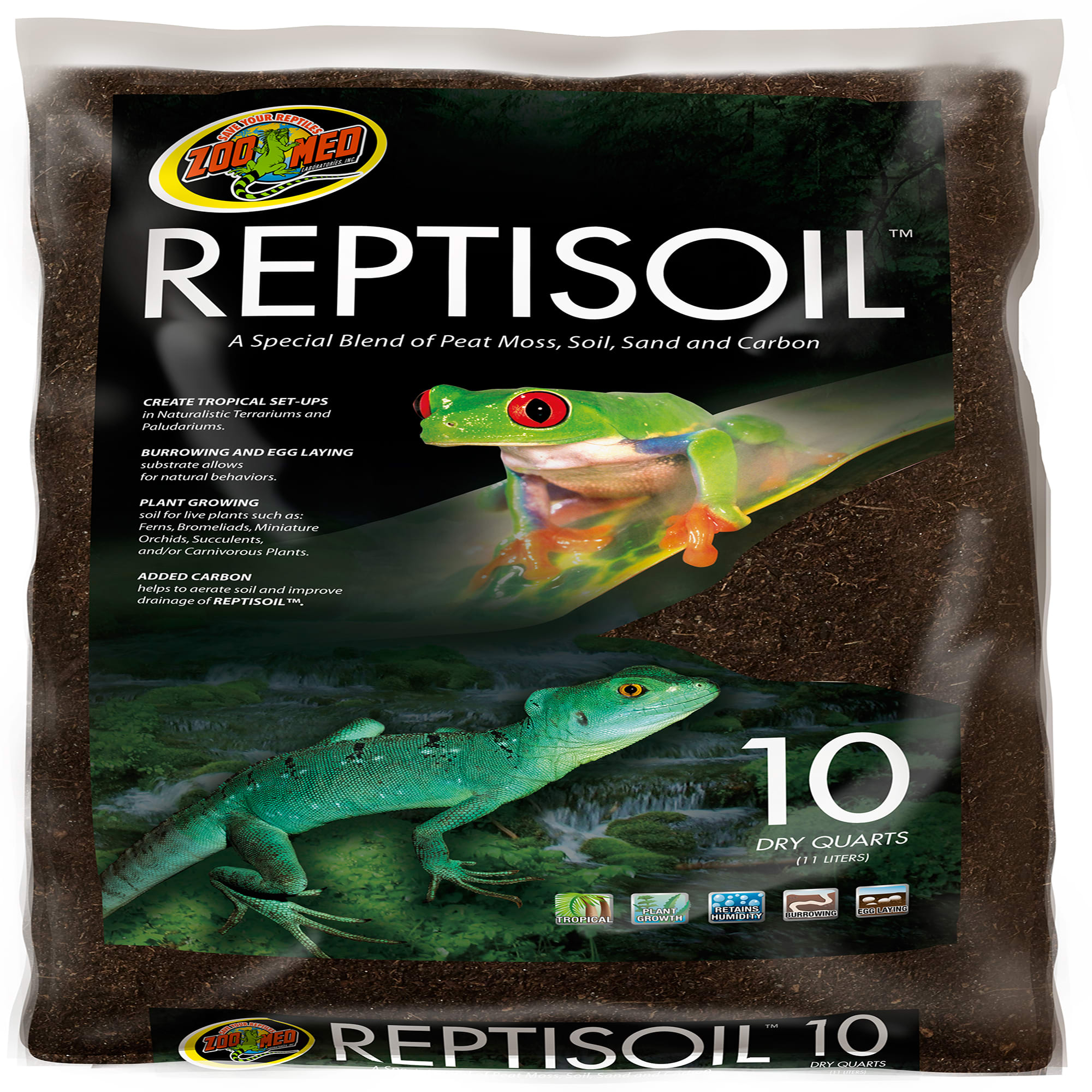 Isopod Terrarium Soil Mix - Live Isopod Soil Mixture / Organic Sterilized Terrarium  Soil - Wild Pet Supply