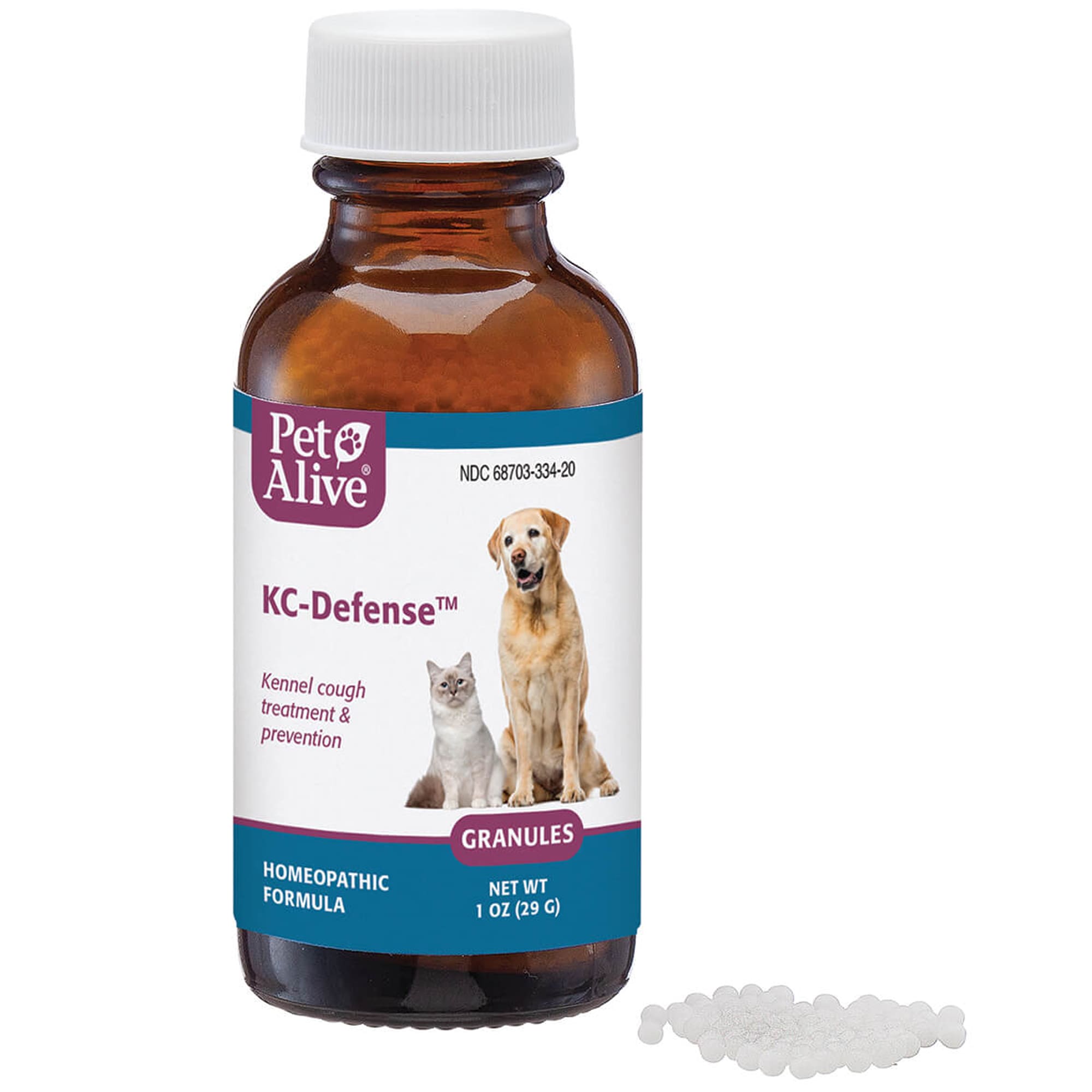 PetAlive KC Defense Granules Natural Homeopathic Formula for Pet Coughs and Sneezing 29 Gram Petco