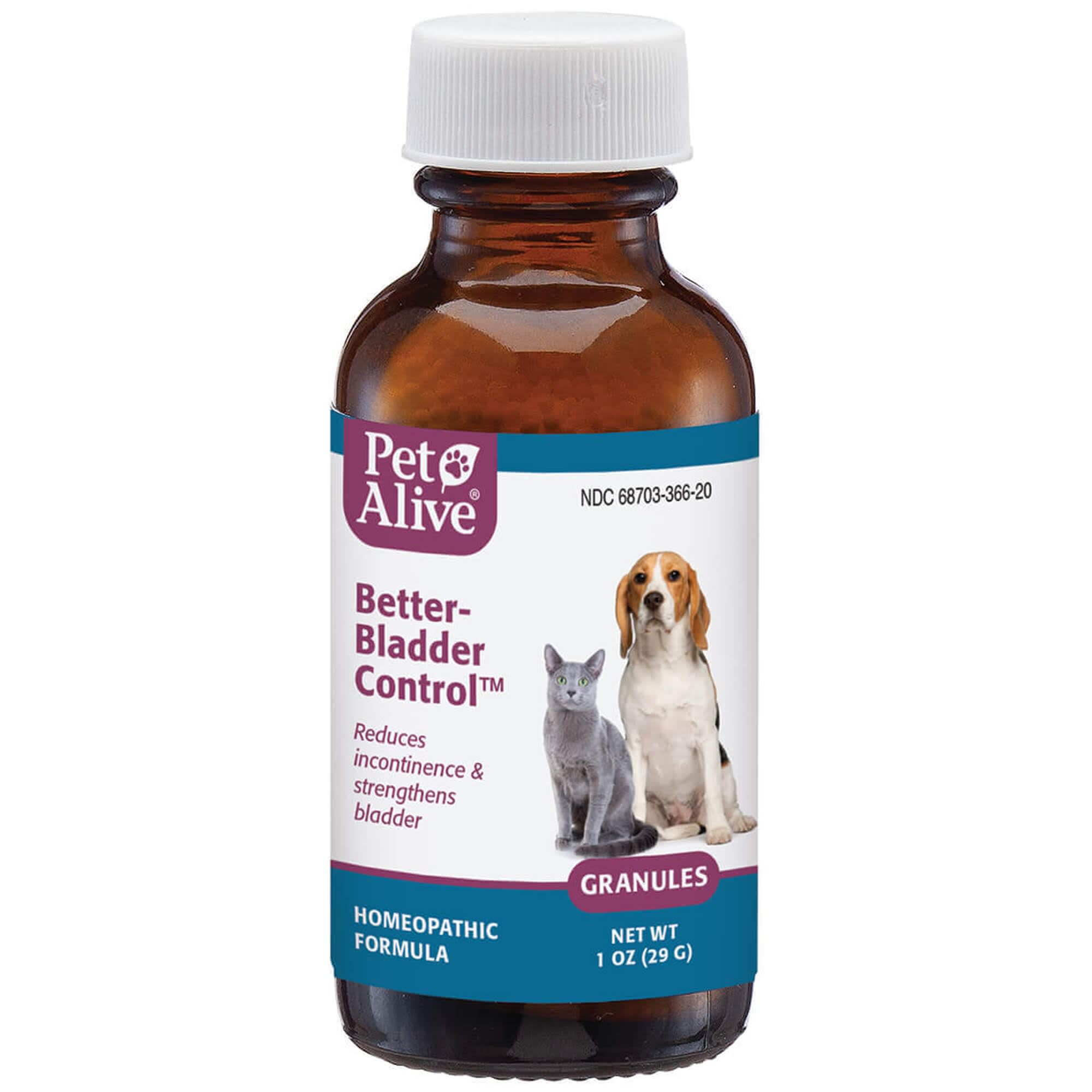 Homeopathic remedy for incontinence in outlet dogs