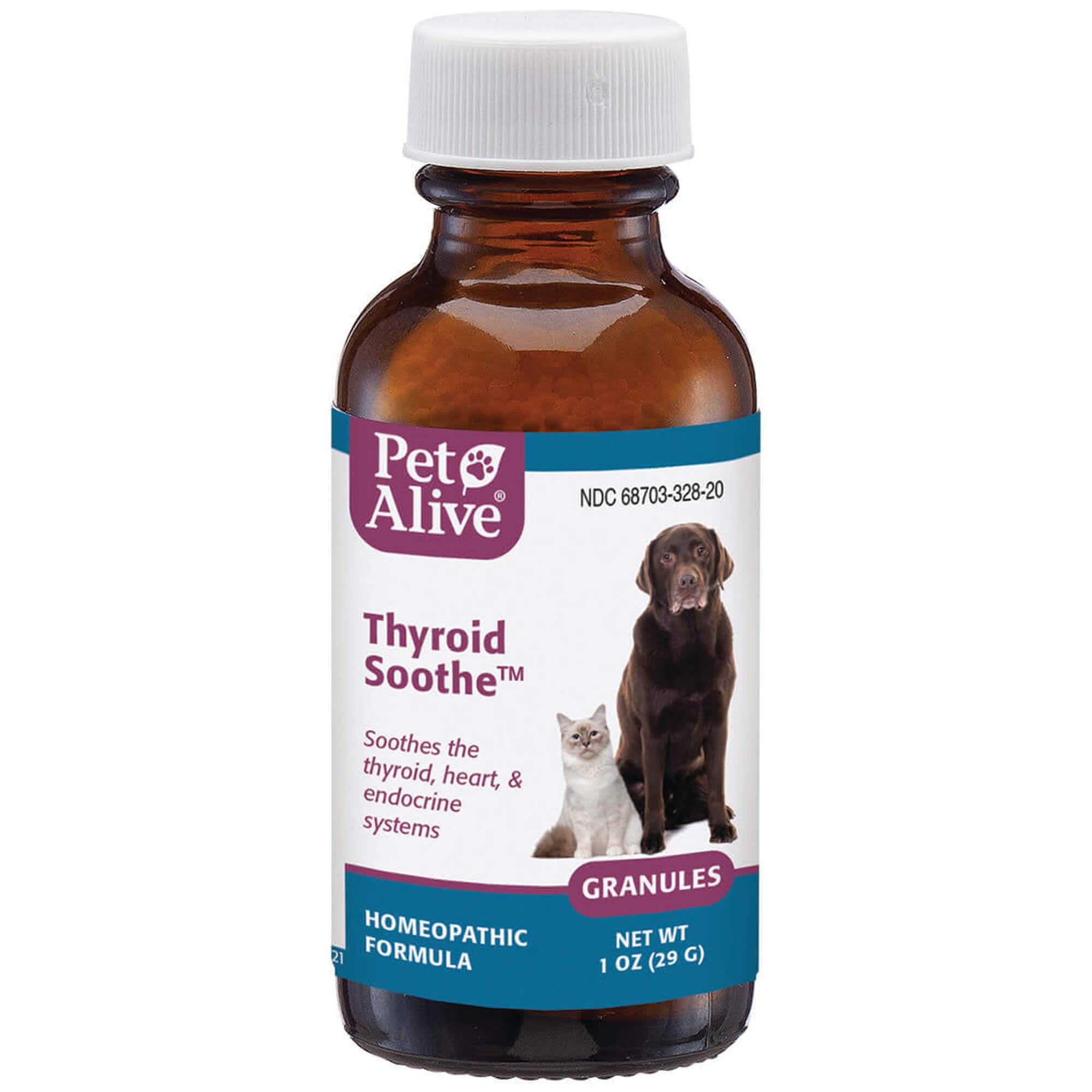 PetAlive Thyroid Soothe for Pets Natural Hyperthyroid Relief