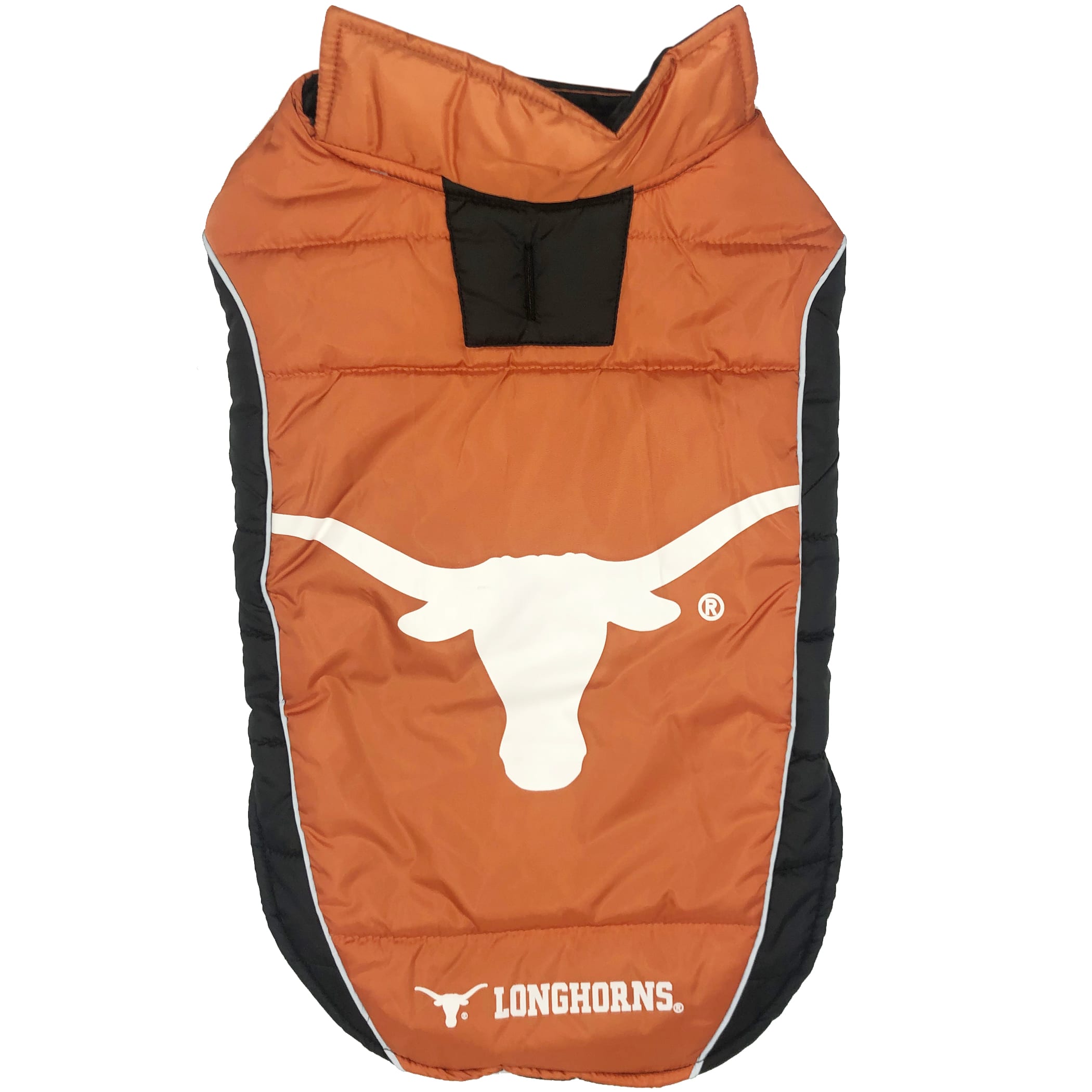 Pets First NCAA BIG 12 Pet Puffer Vest For Dogs, Large, Texas Longhorns