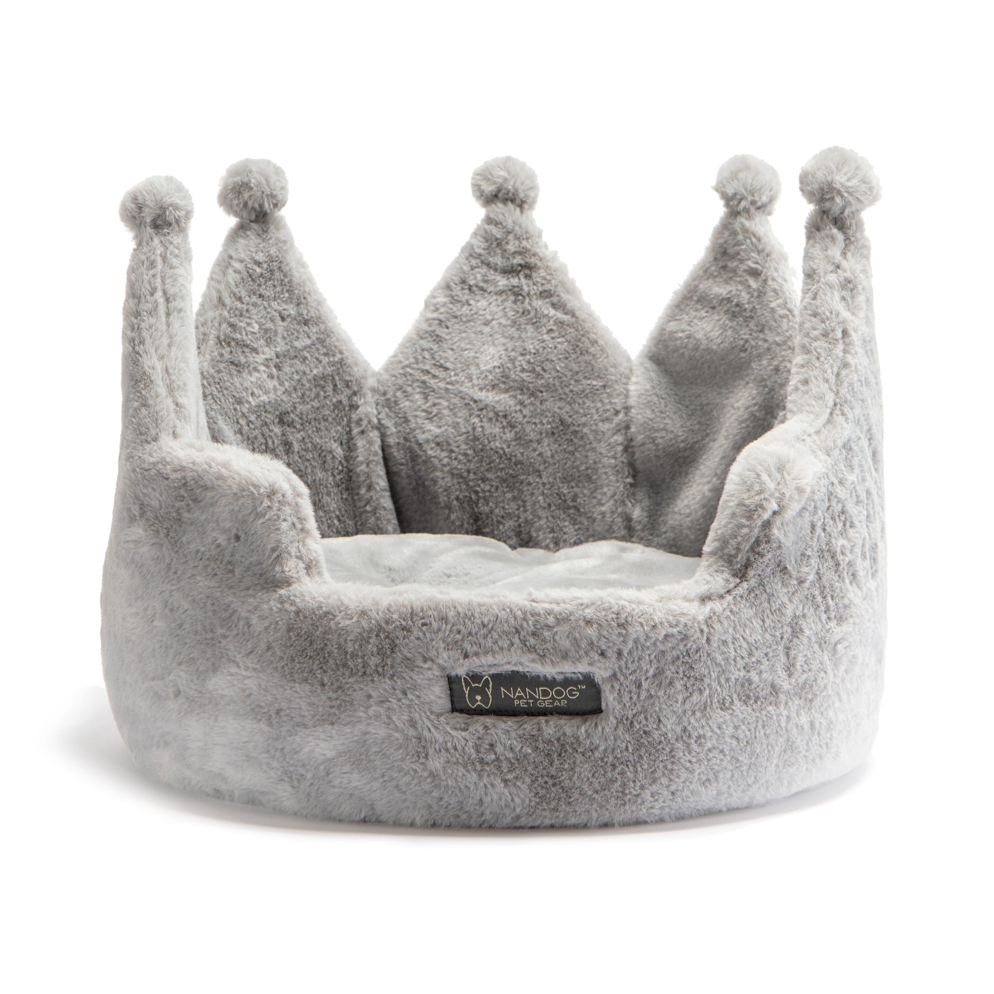 Nandog Pet Gear Cloud Crown Bed in Grey at Nordstrom