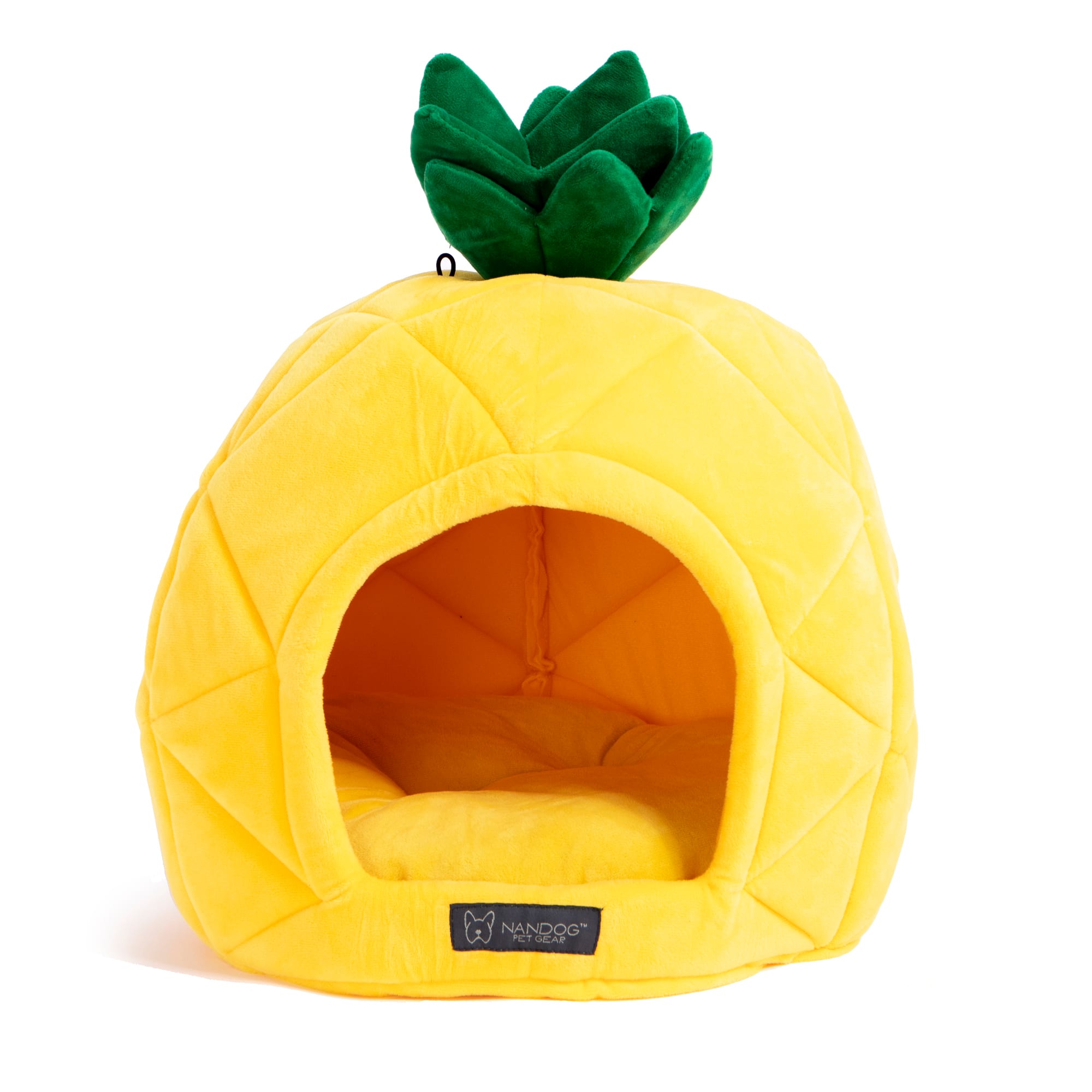 Nandog Pet Gear Yellow Pineapple Pet Bed 16 L X 15 W X 15 H Petco