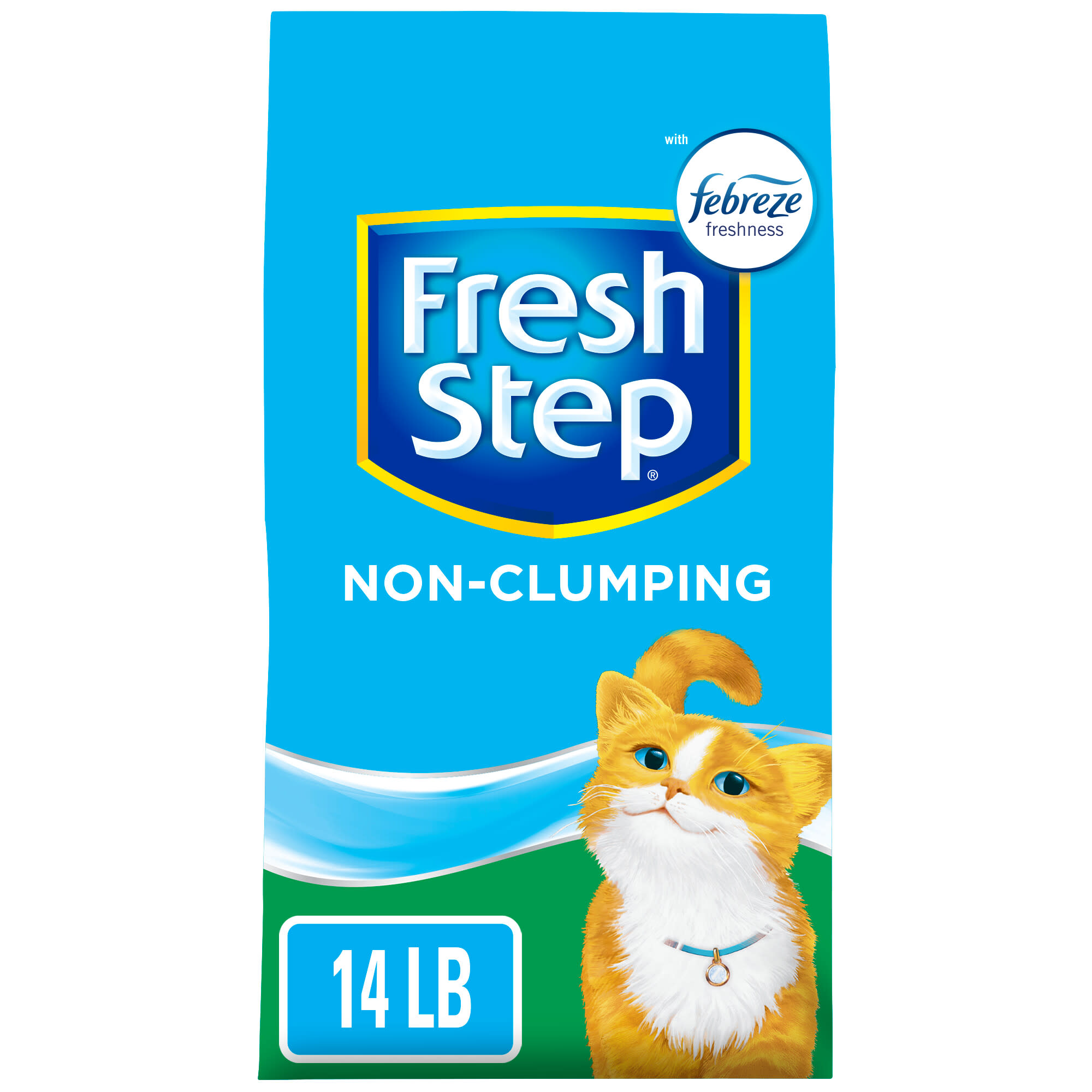 Fresh Step NonClumping Premium Scented Cat Litter with Febreze