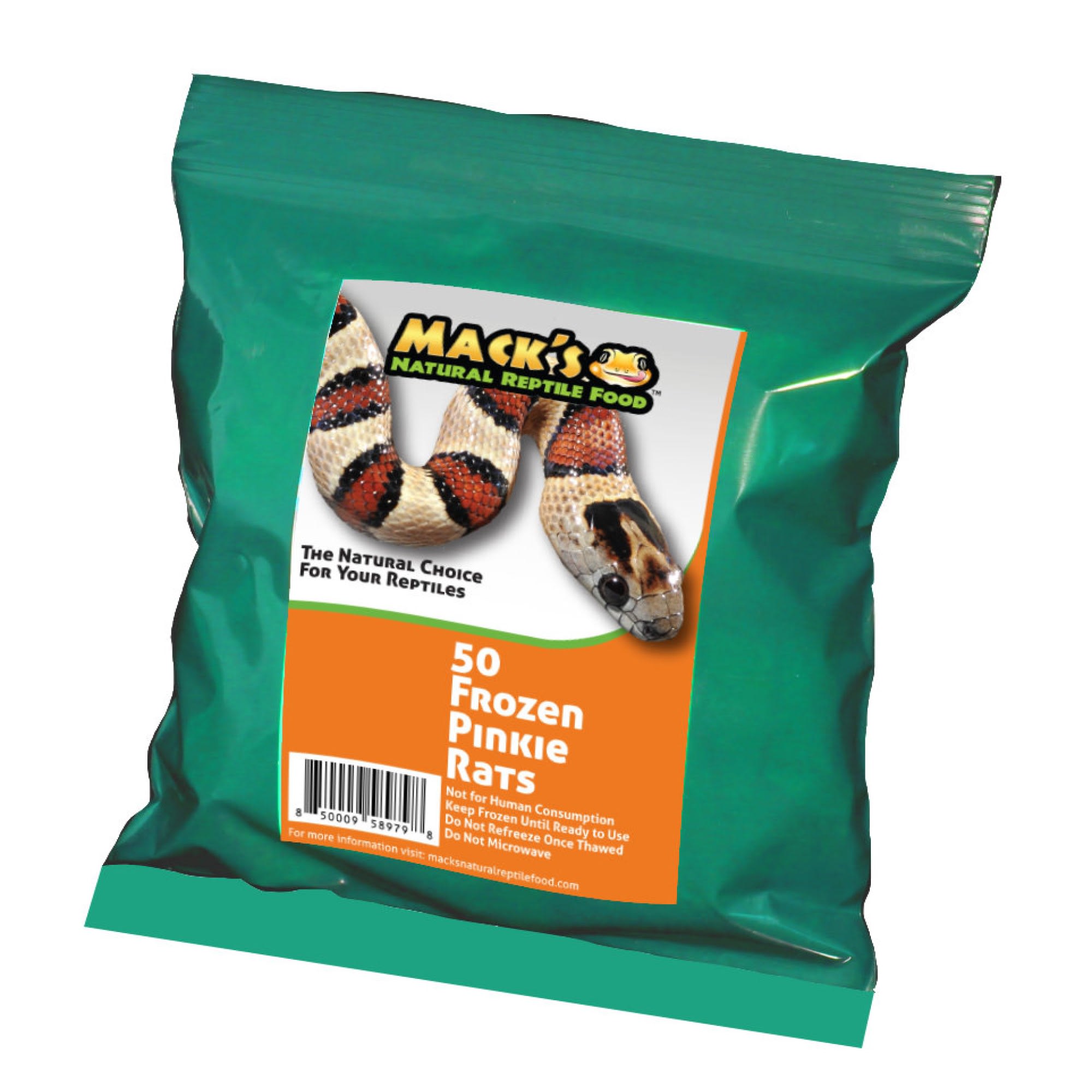 Mack s Natural Reptile Food Frozen Pinkie Rat 10ct Petco
