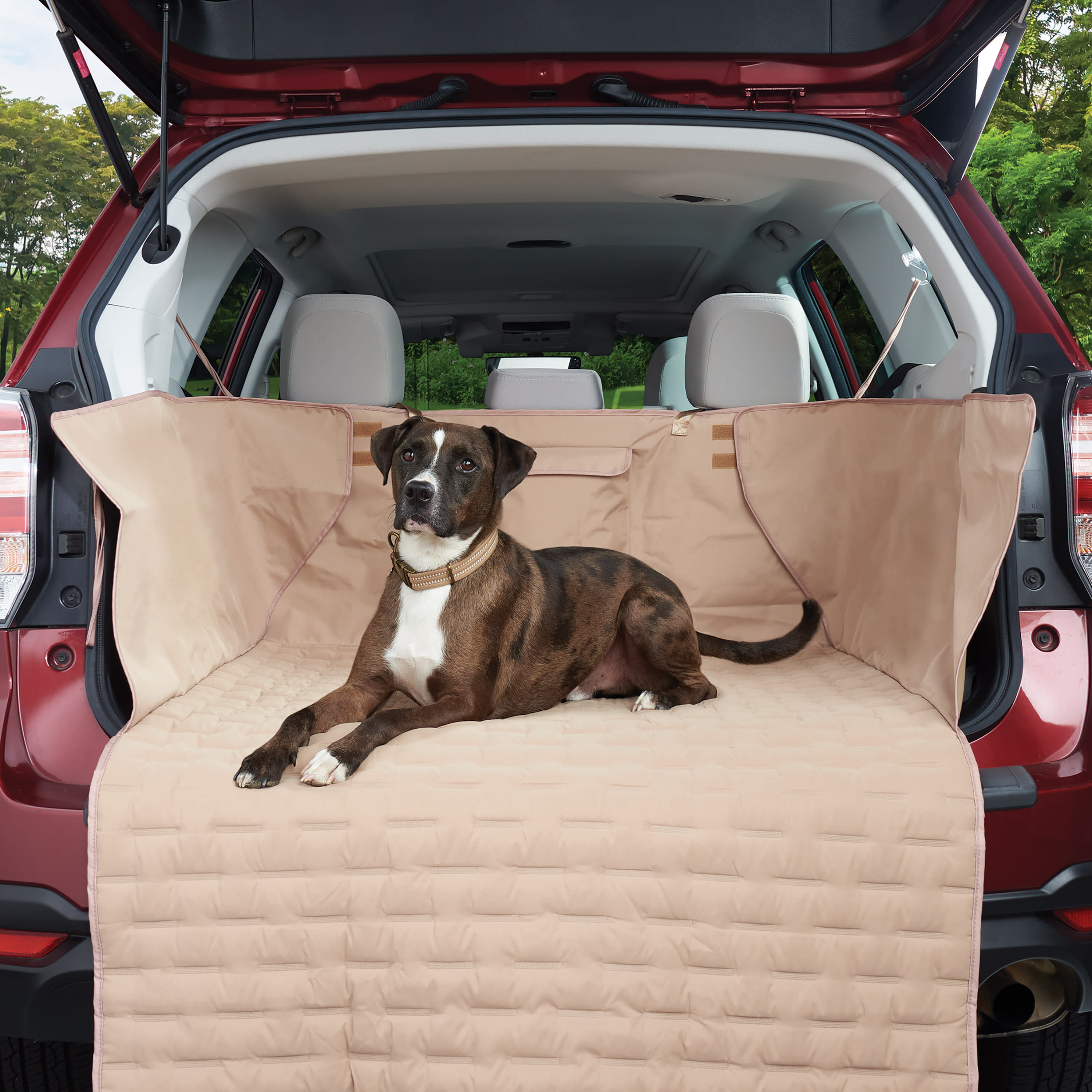 Grip-Tight Microfiber Dog Backseat Protector