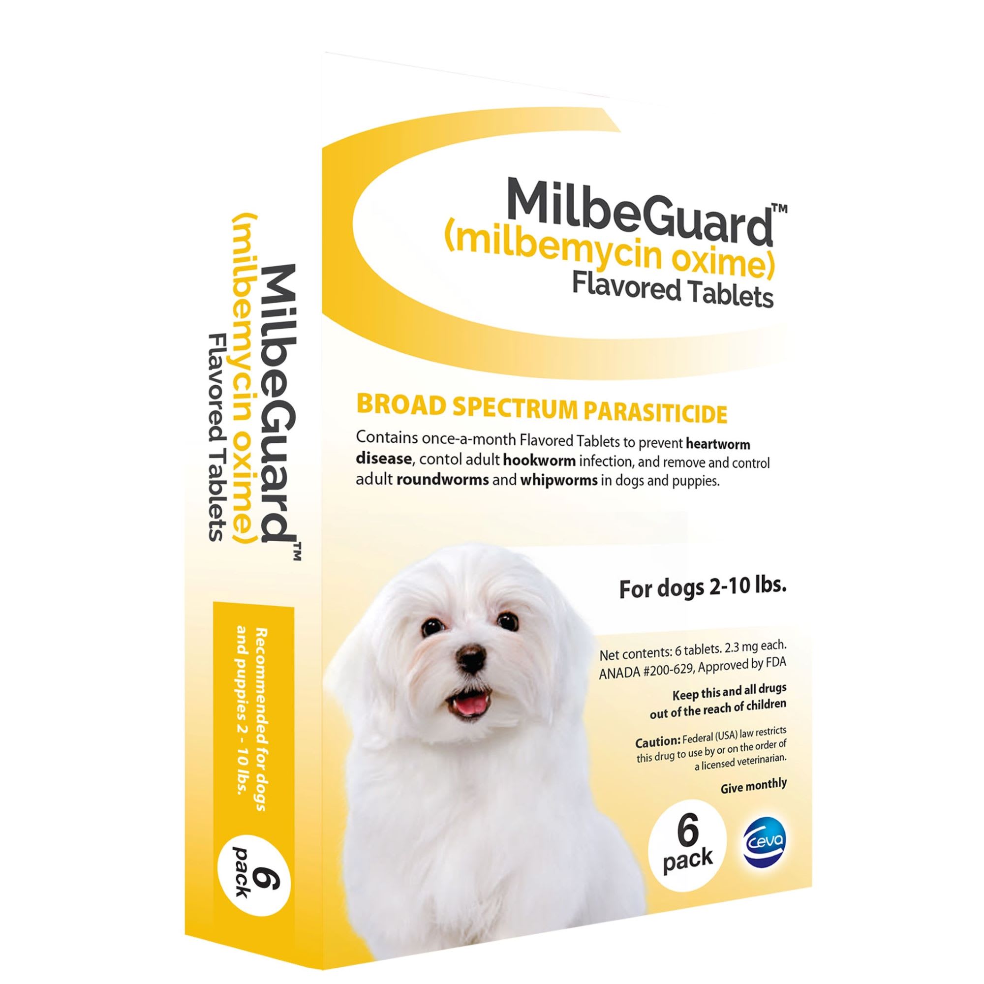 MilbeGuard Flavored Tablets for Dogs 2 to 10 lbs, 6 Month Supply | Petco