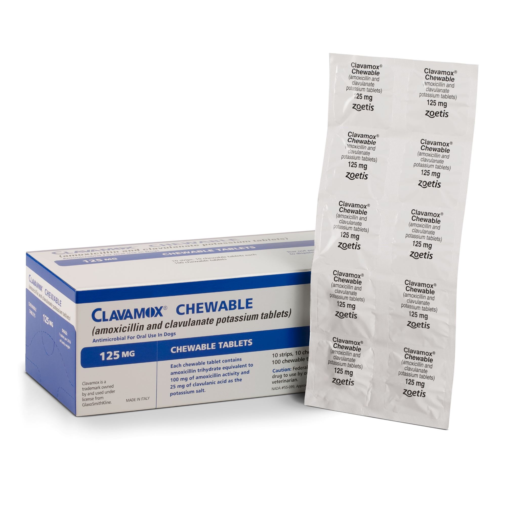 Clavamox Chew 125 Mg 30 Count Petco