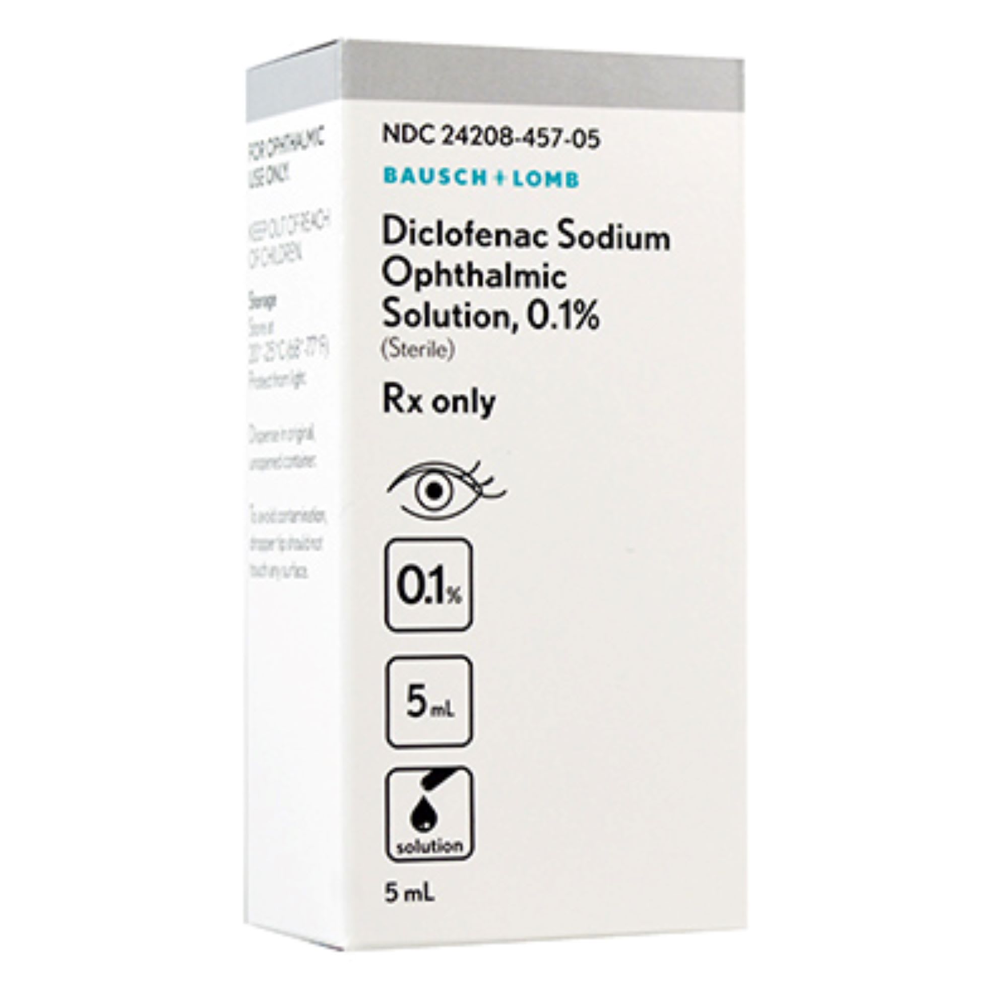 Diclofenac Sodium Ophthalmic Solution 0.1%, 5 mL | Petco