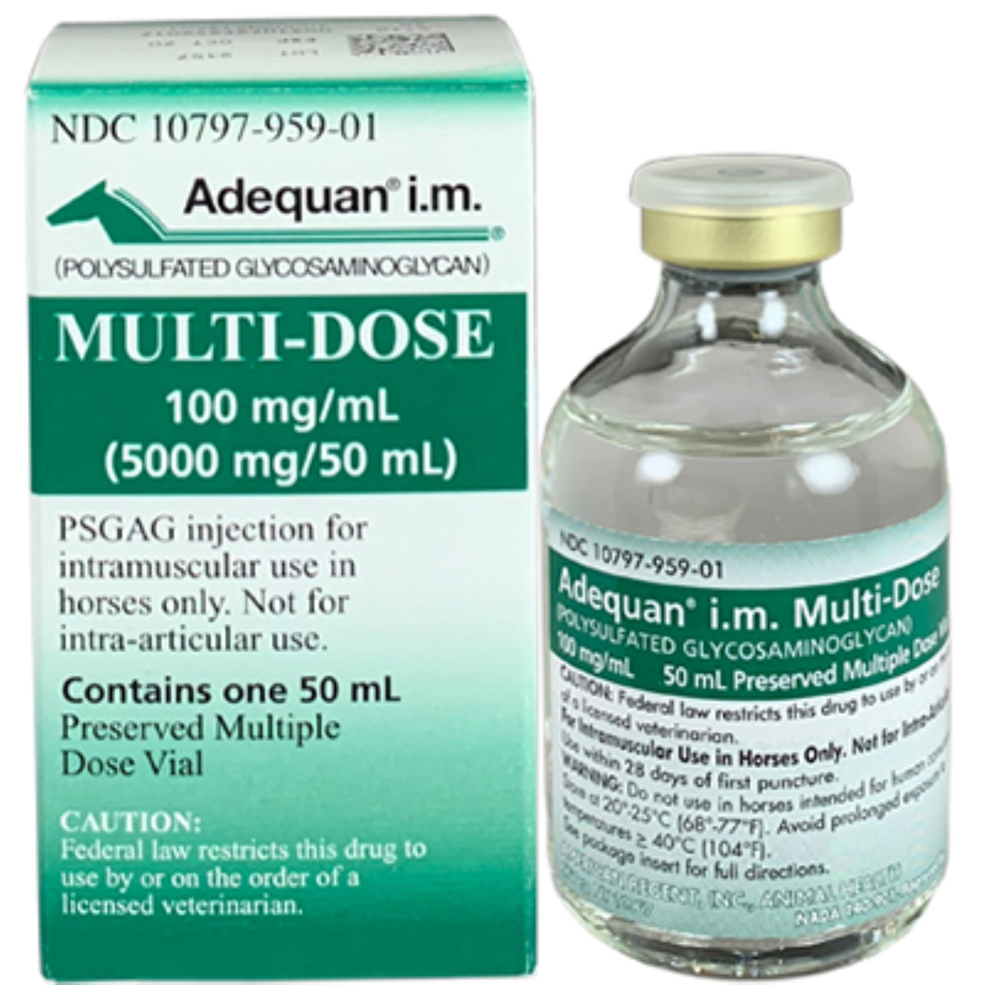 Adequan Equine 50 ML Injectable Solution For Horses Single Vial Petco