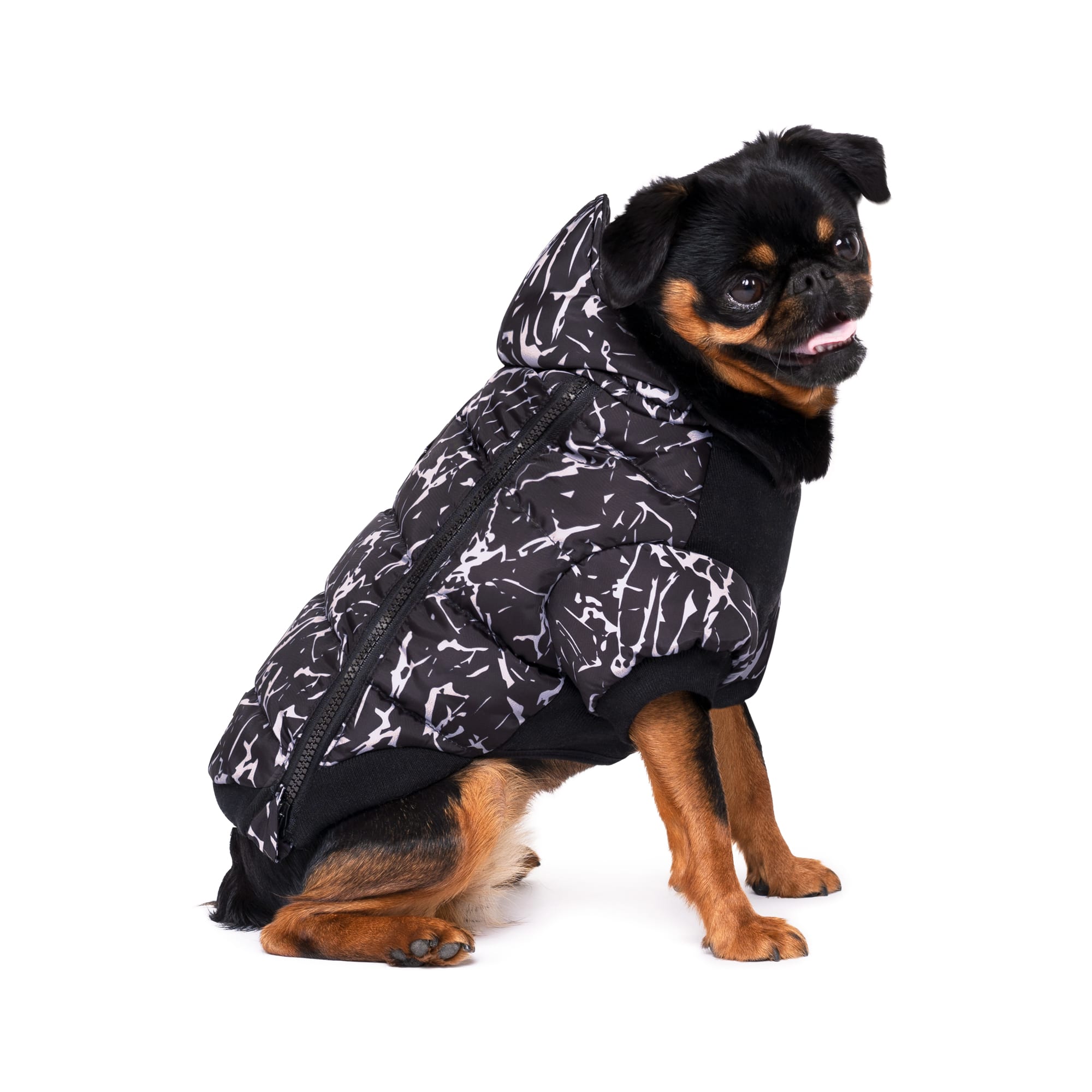 Canada Pooch Army Parka dog coat Size 22 W Maroon