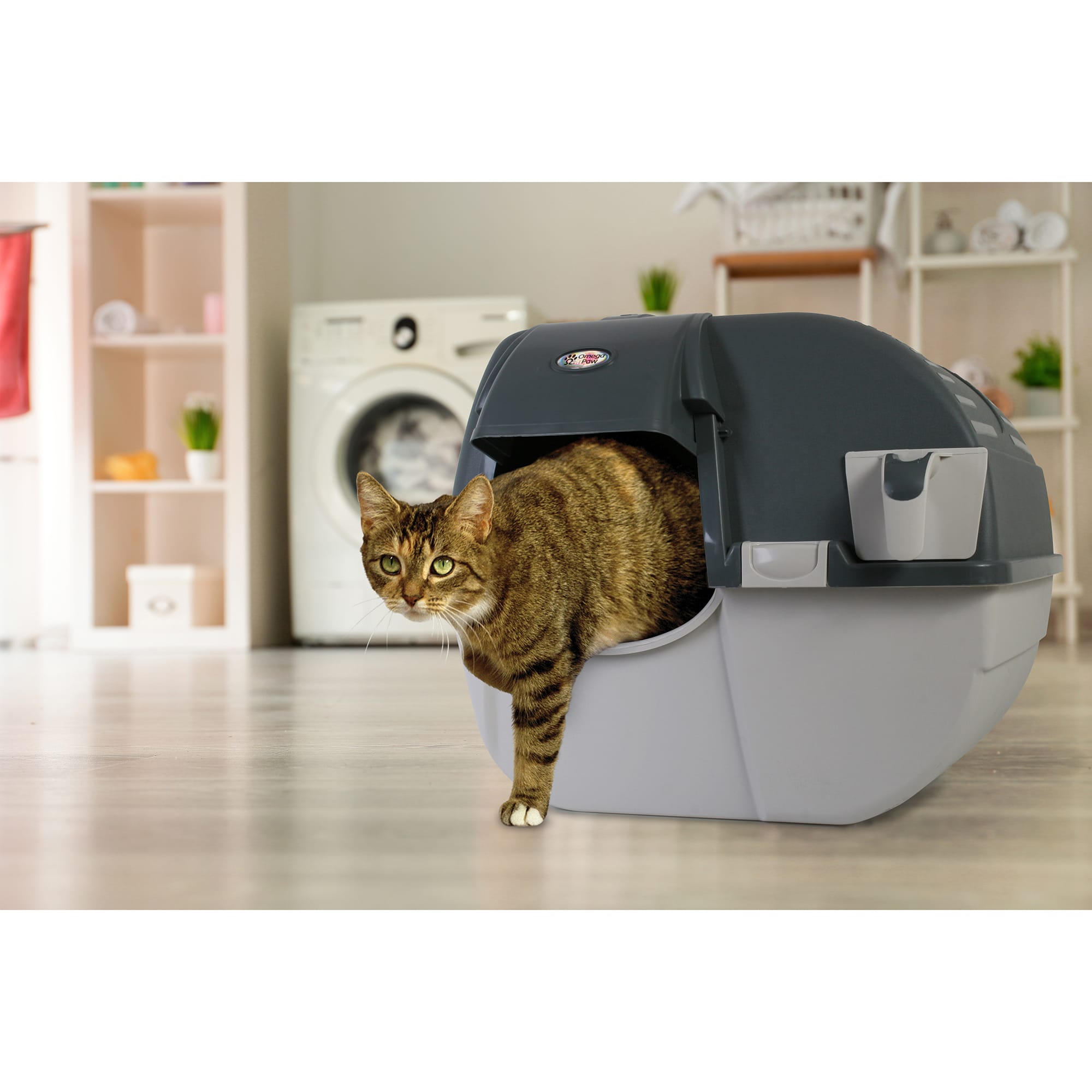 Omega Paw Easy Fill Roll n Clean Cat Litter Box X Large Petco