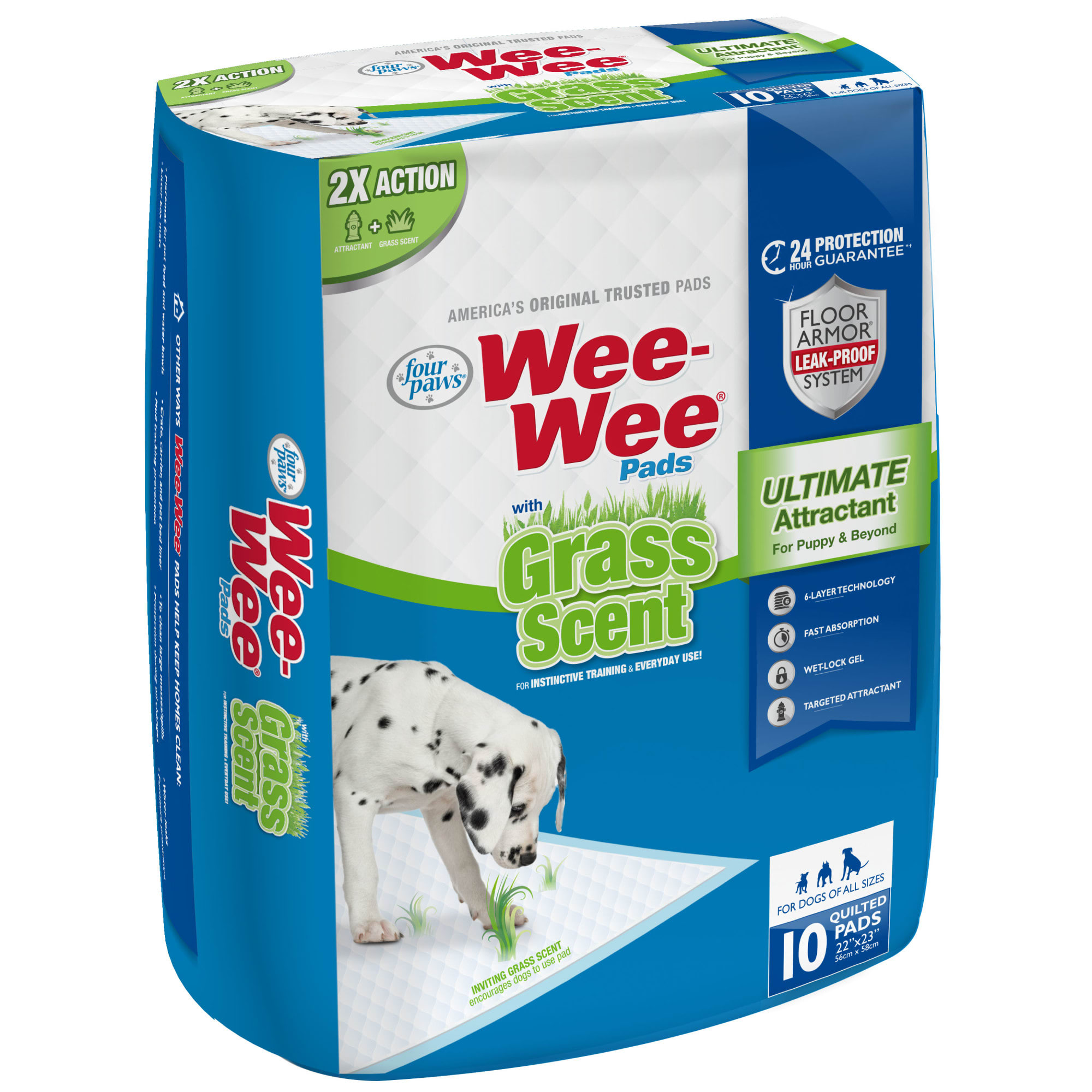 Grass scented 2025 puppy pads