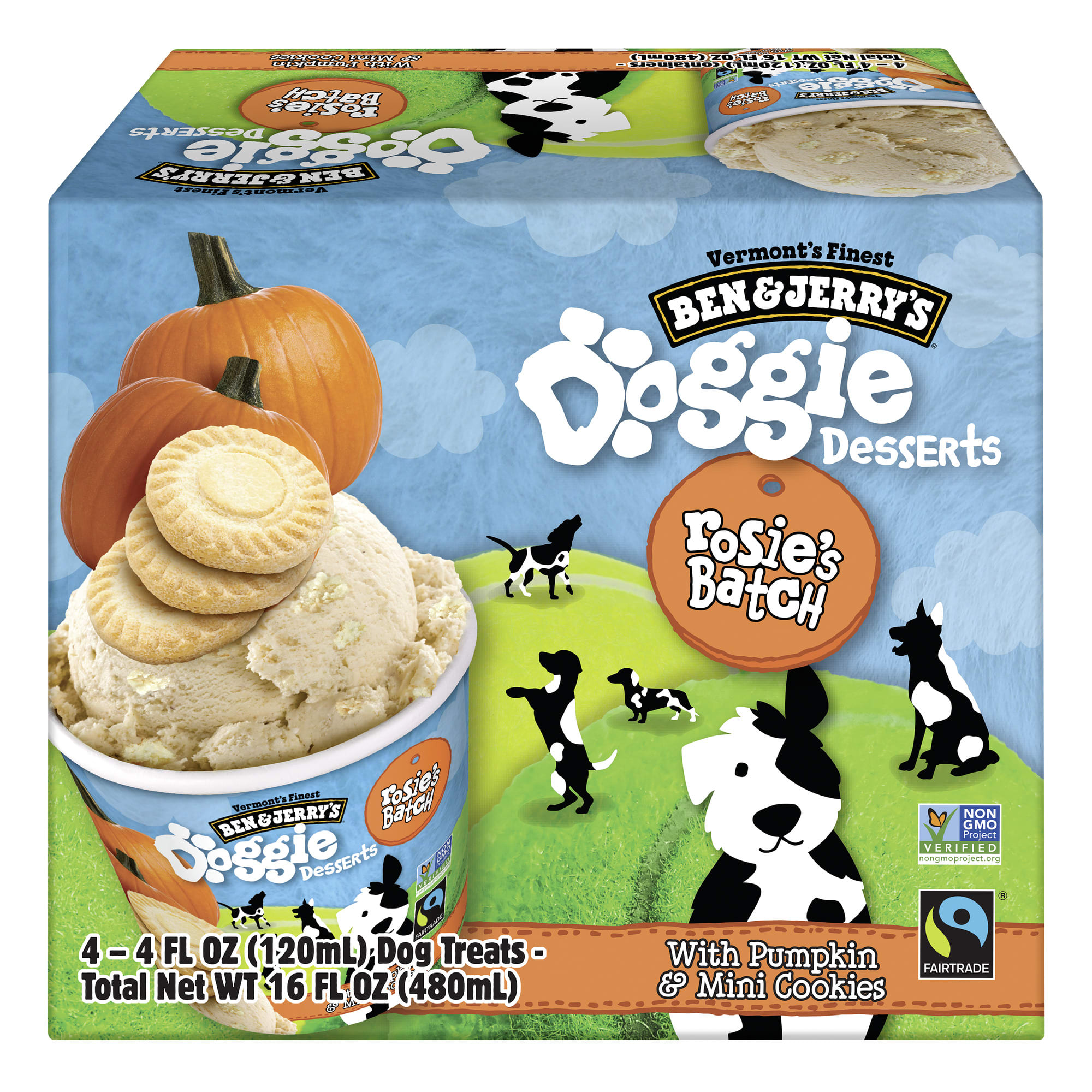 Dog ice cream cup label, Product packaging contest