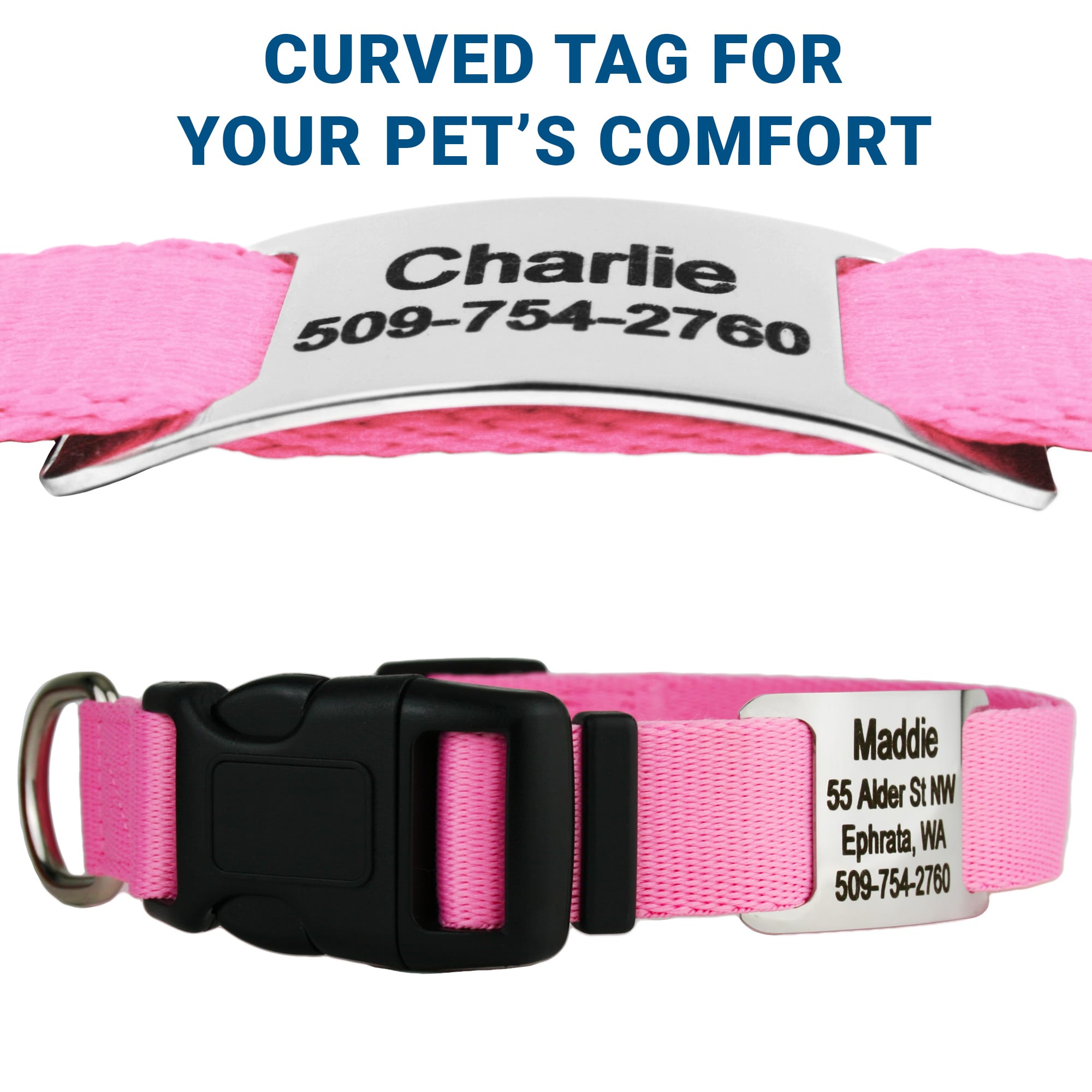 Great&Small Adjustable Collar Pink, Collars & Leads