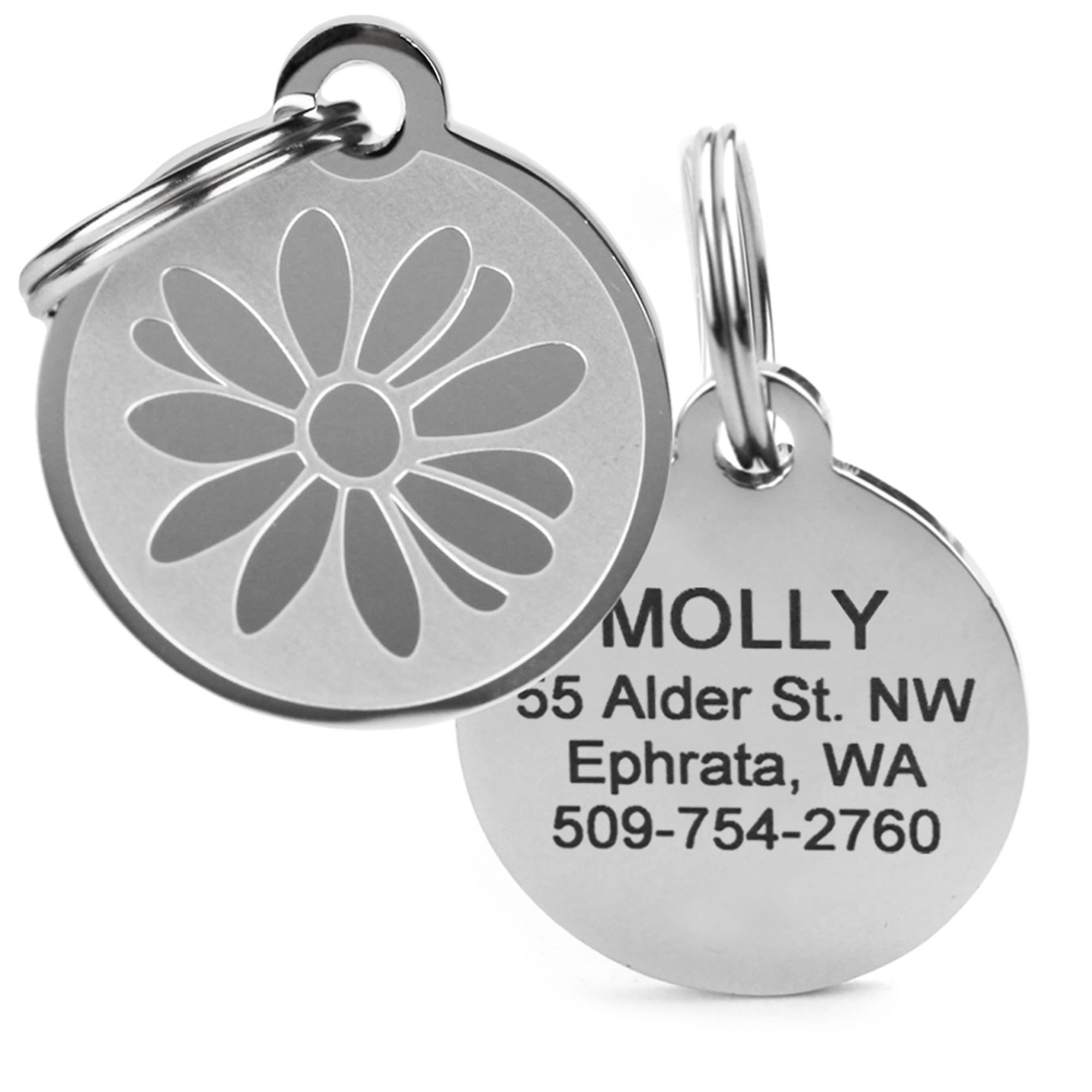 Tagworks Id Tags  Daisy Personalized Pet Id Tag - Dog < Fred