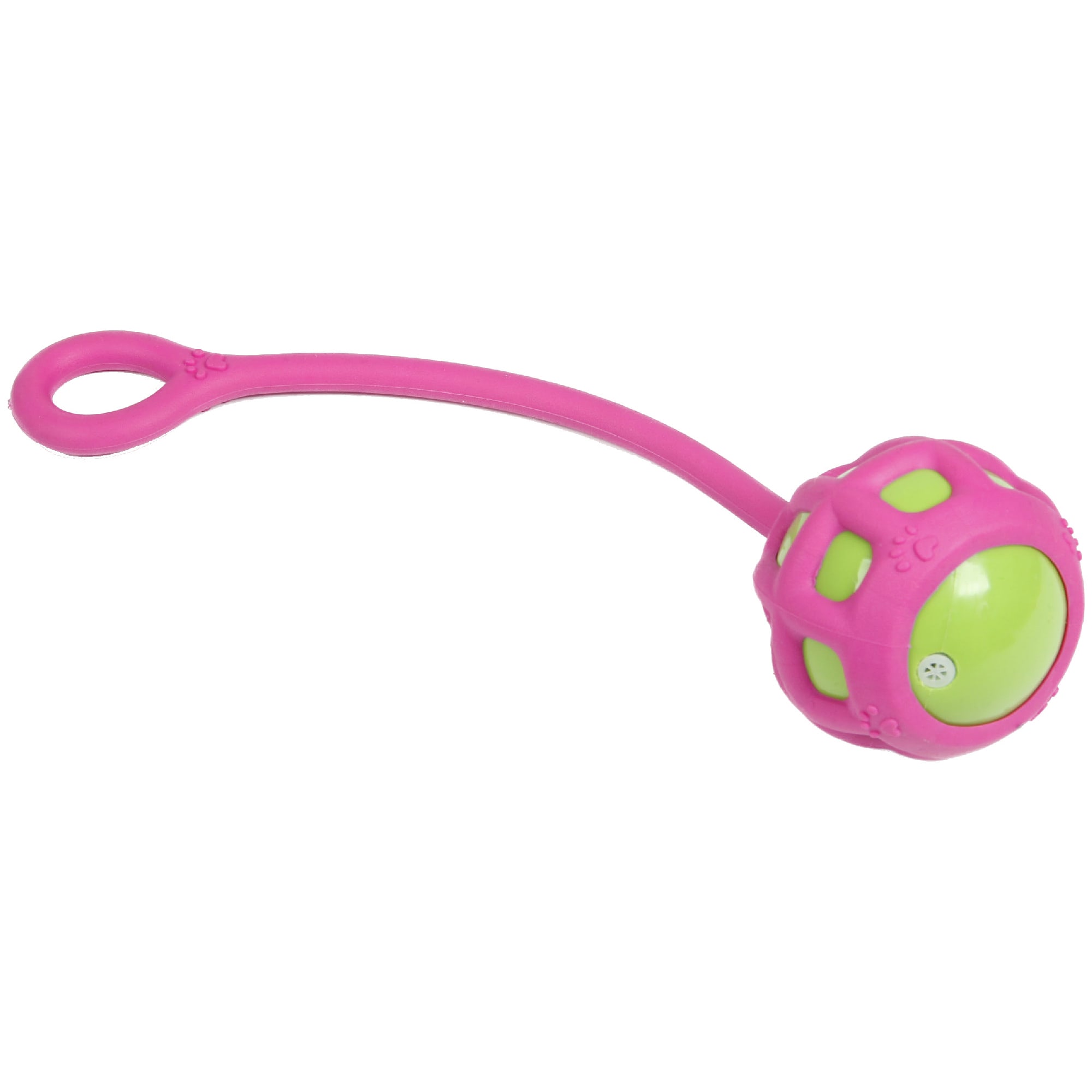 Pet Life Pink TugOWarp Squeak & Tug Dog Toy Large