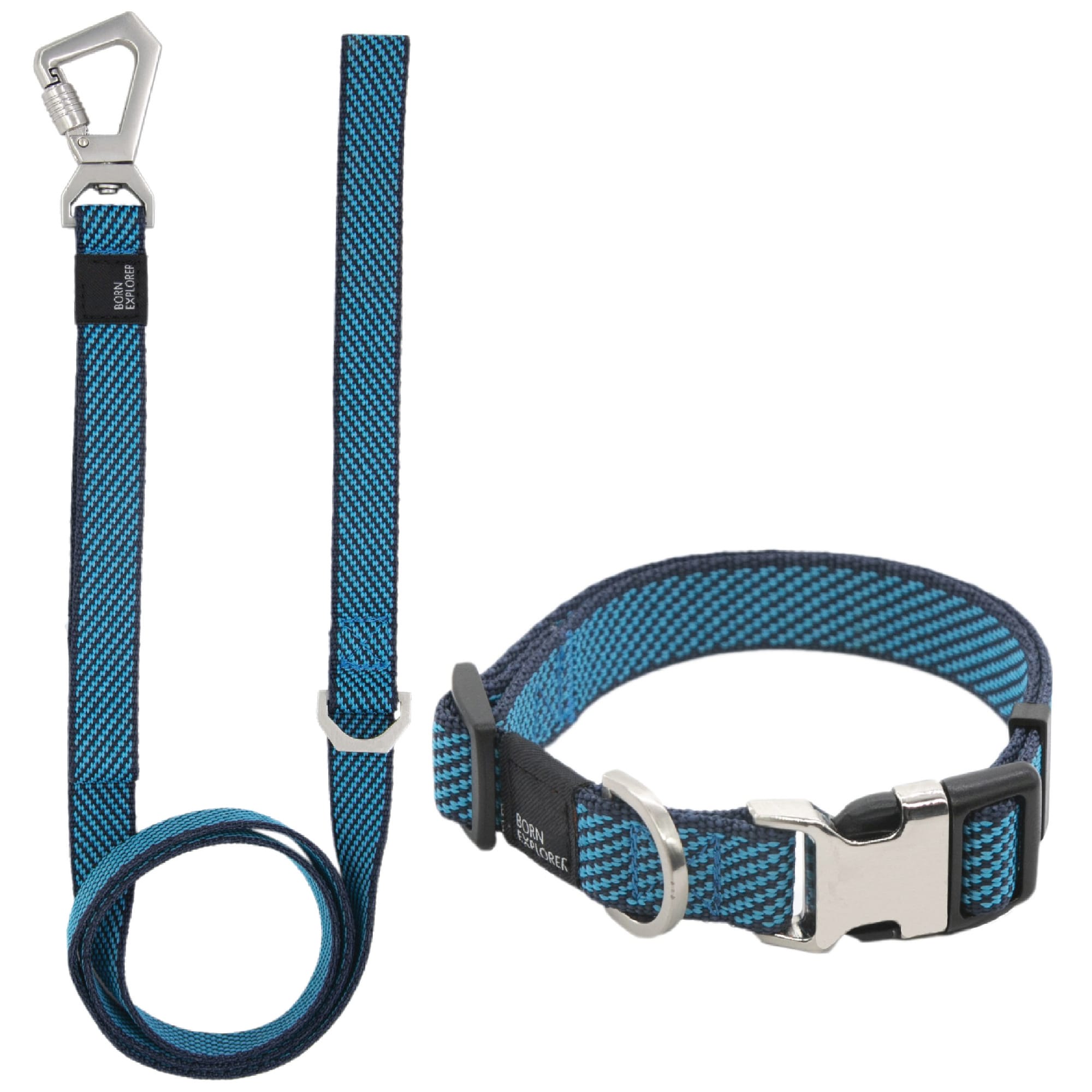 Buy Angel™ Alpine Baby Blue Leather Cat Collar Online