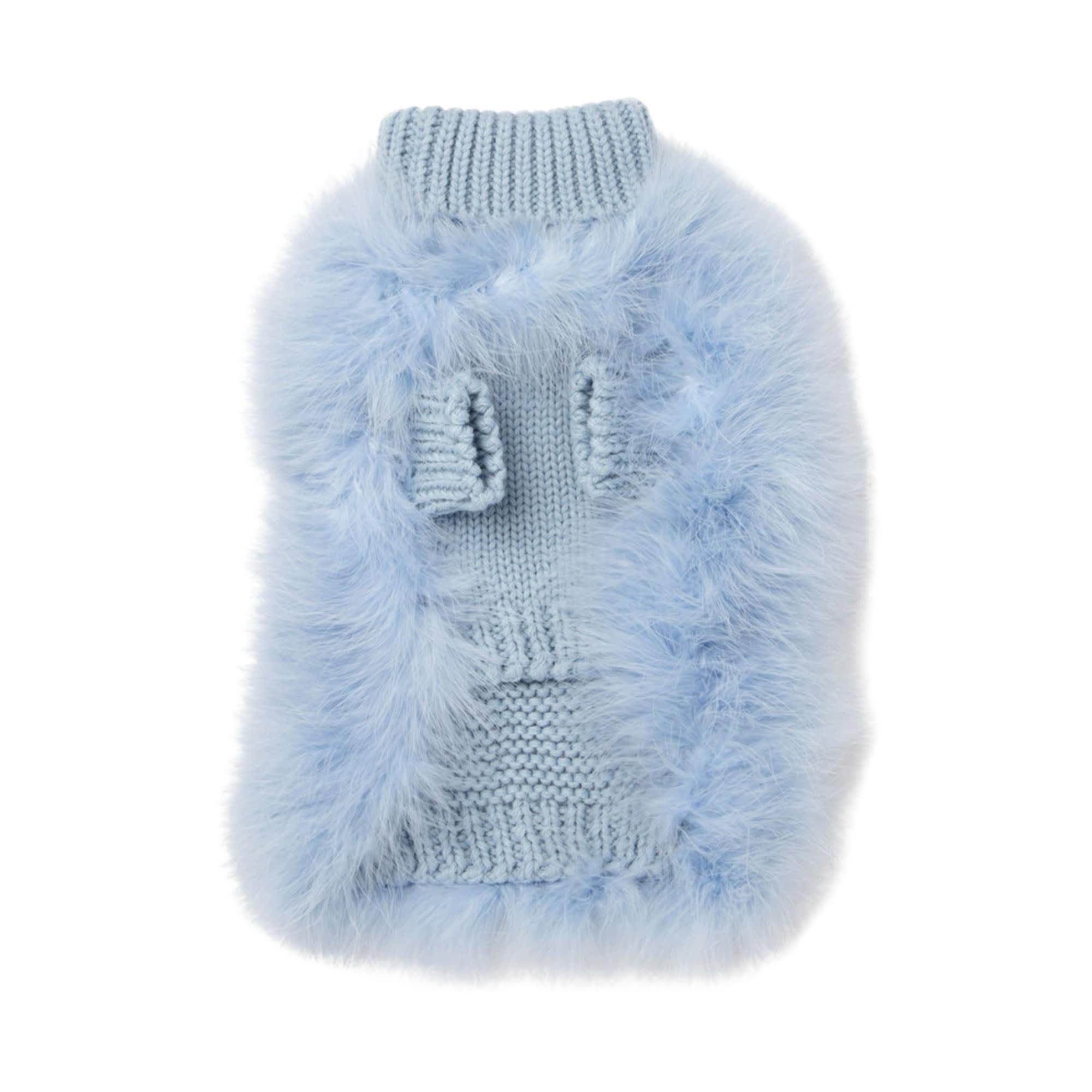 maxbone x Chrisitan Cowan Jumper Blue Dog Sweater, Small | Petco
