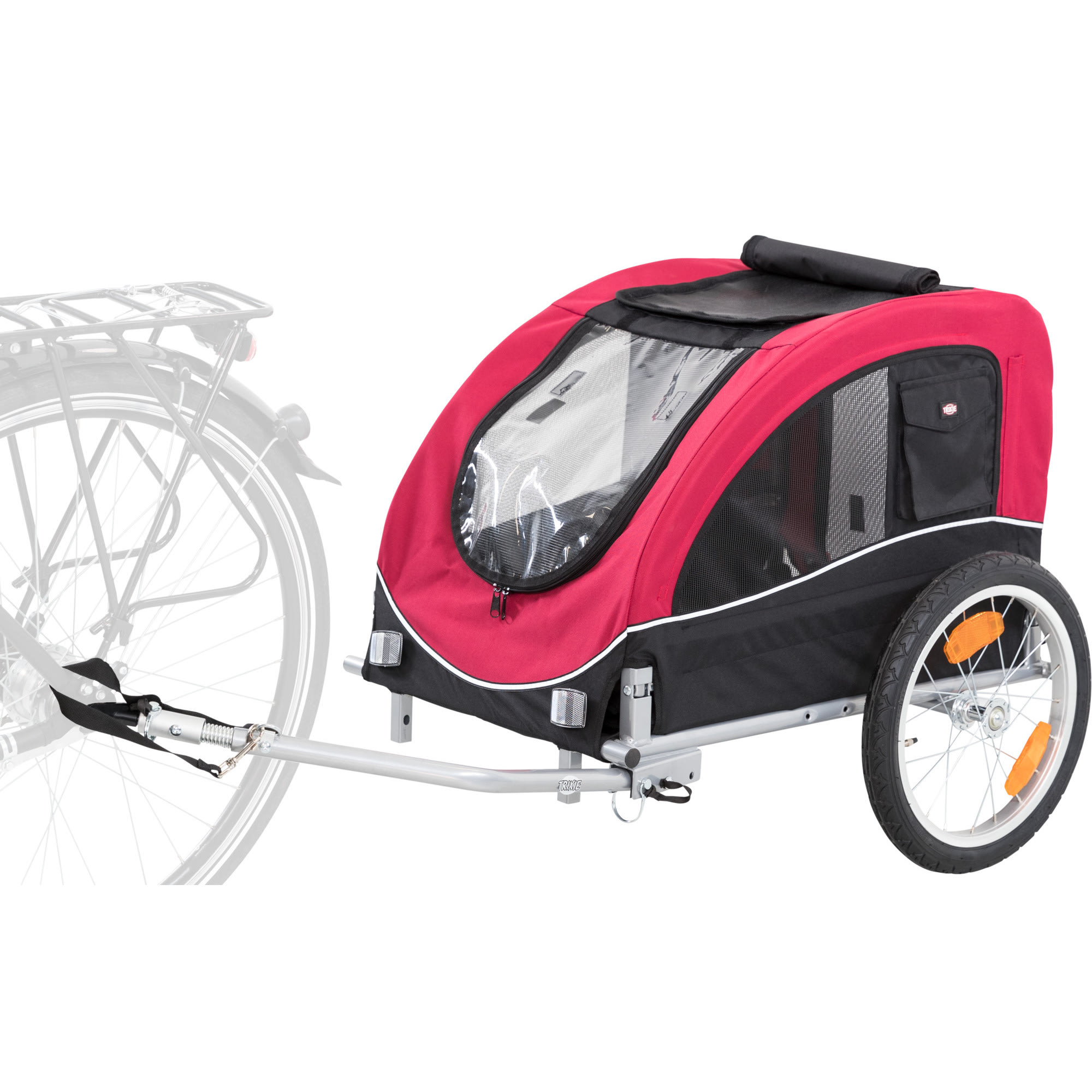Trixie 2-in-1 Dog Bike Trailer and Pet Stroller, Large