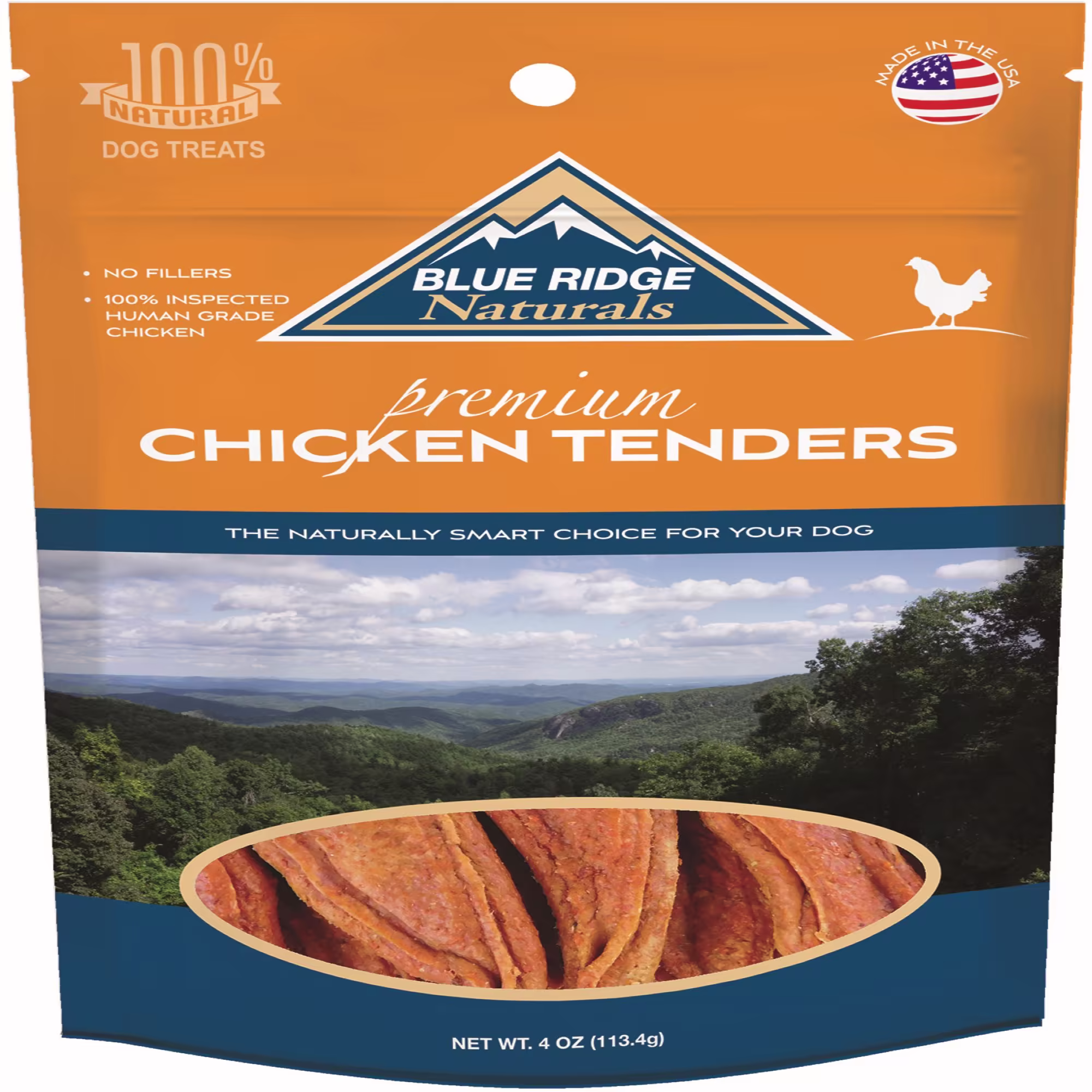Blue Ridge Naturals Chicken Tenders Dog Treats, 4 oz. Petco