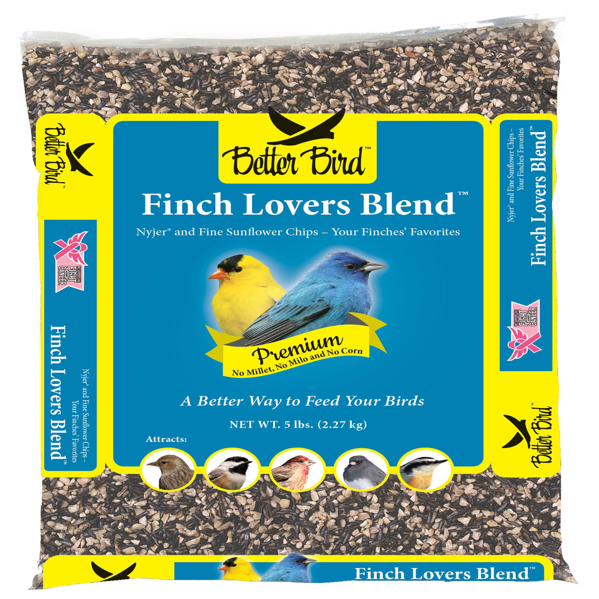 Better Bird Finch Lovers Blend Wild Bird Food, 5 lbs. | Petco 