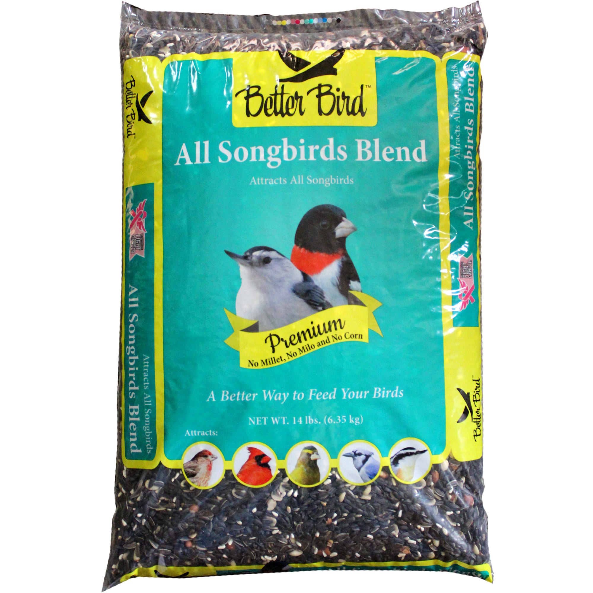 Better Bird All Songbirds Blend Wild Bird Food, 14 lbs. Petco